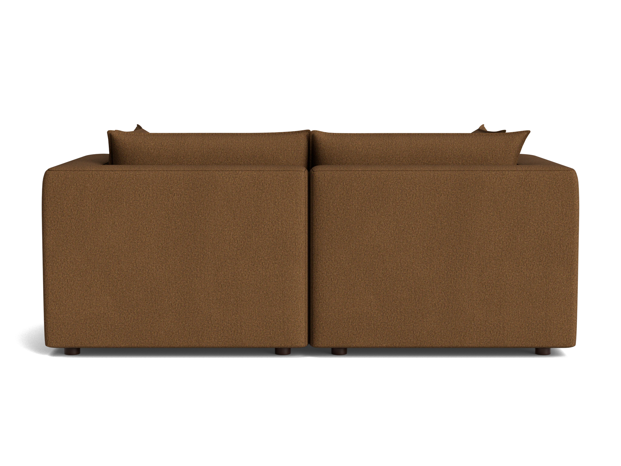 haine corner chair loveseat faithful mocha