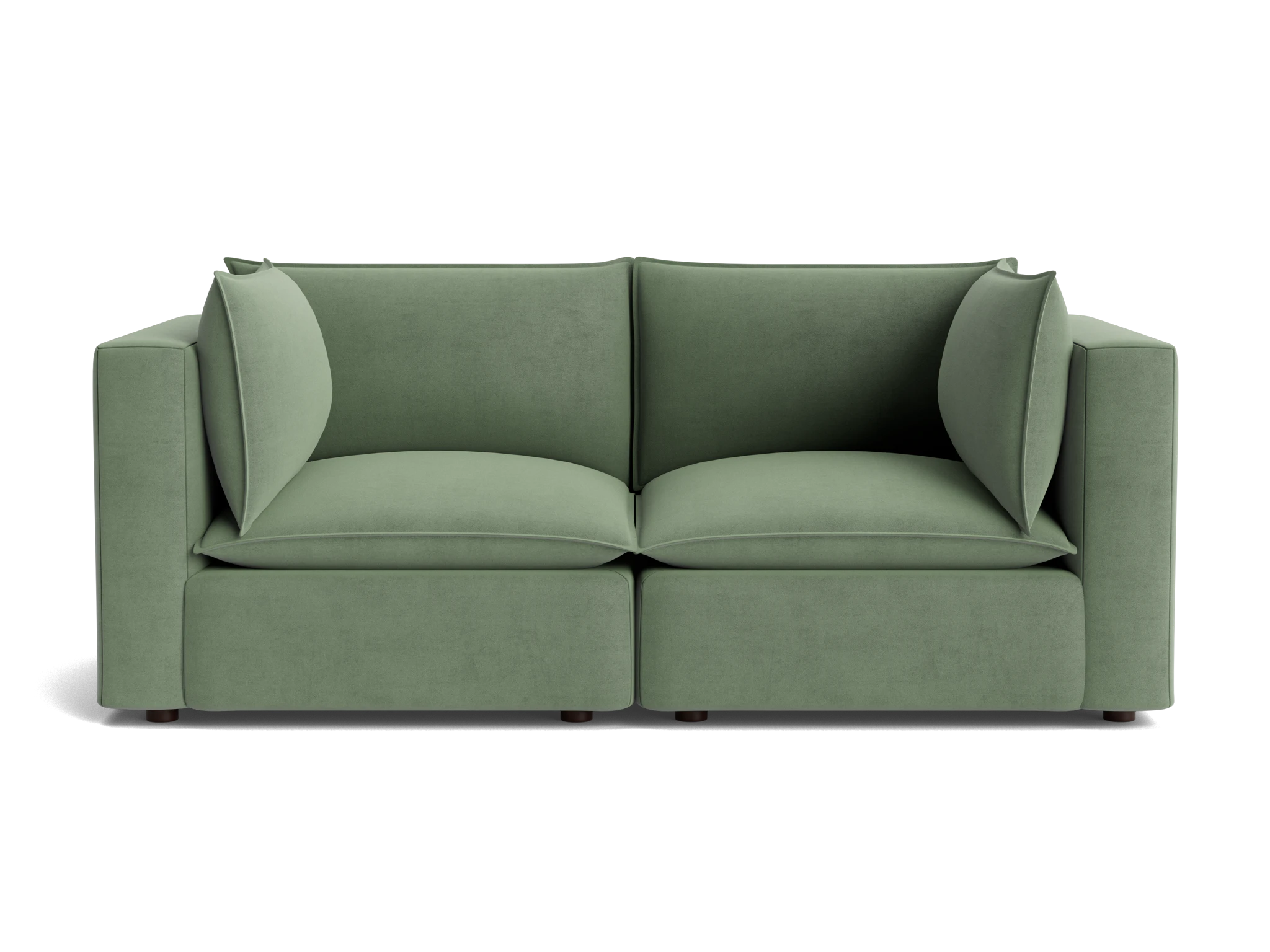 haine corner chair loveseat royale sage