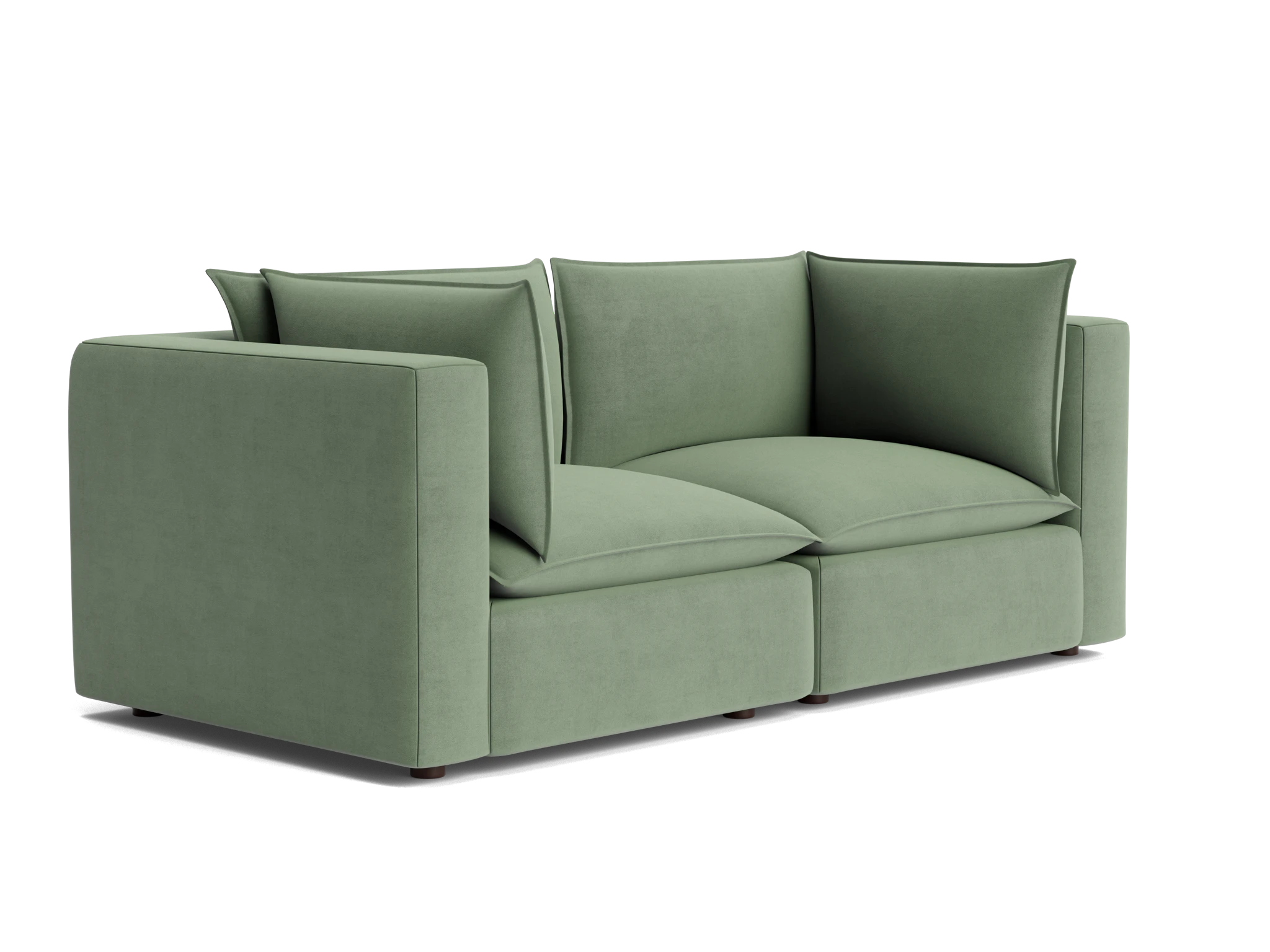 haine corner chair loveseat royale sage