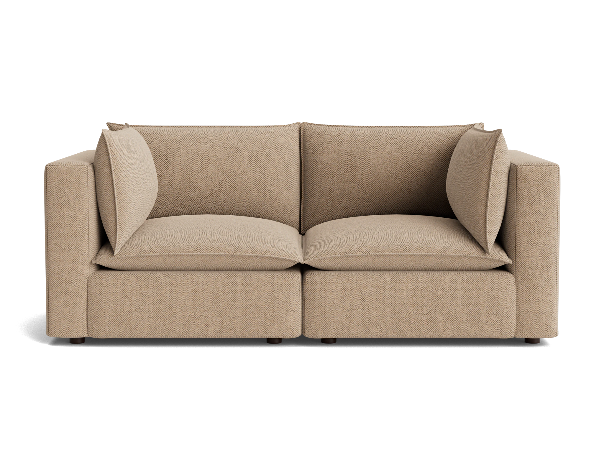 haine corner chair loveseat telly fawn