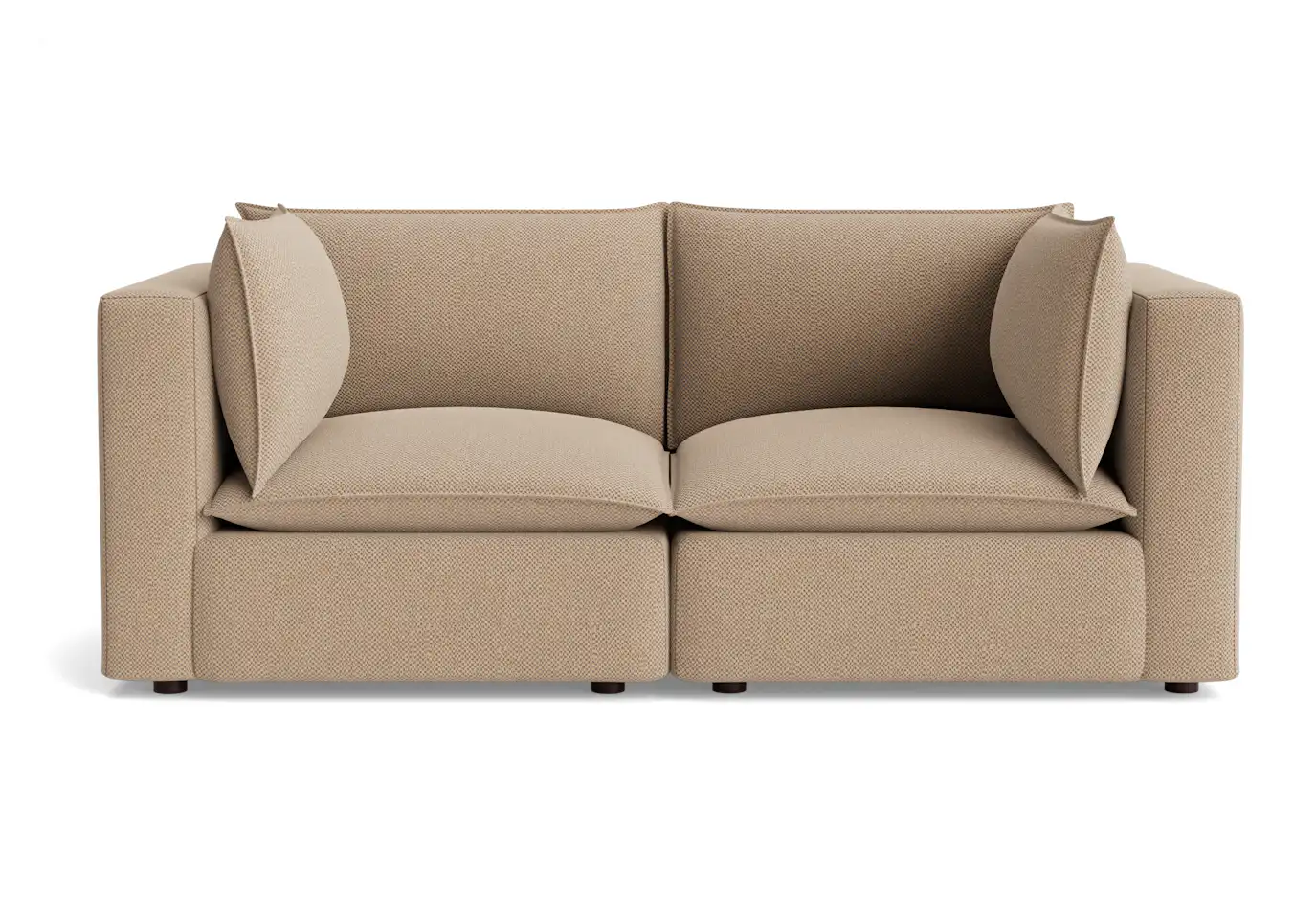 haine corner chair loveseat telly fawn