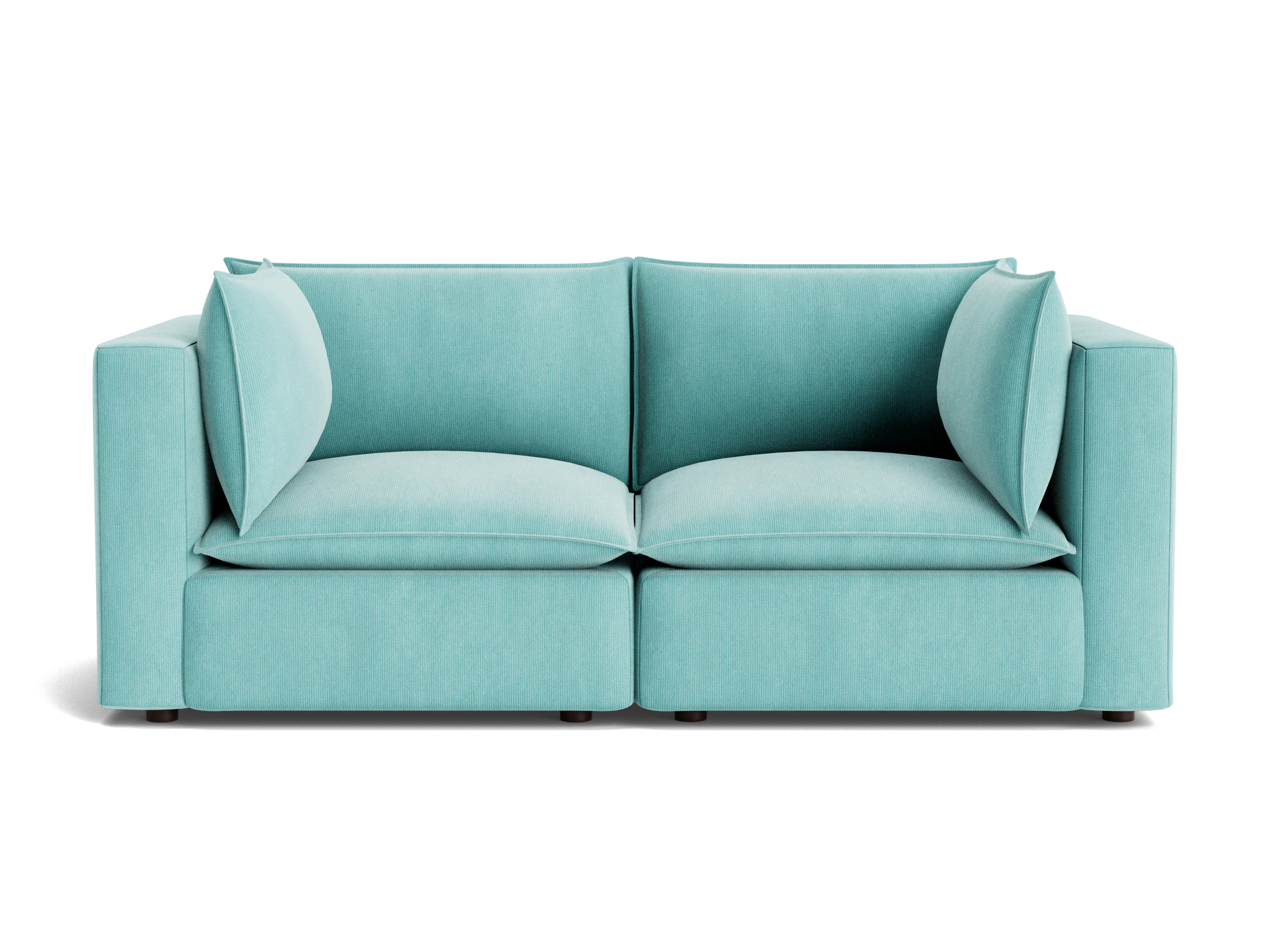haine corner chair loveseat sorrento pantone aquatic