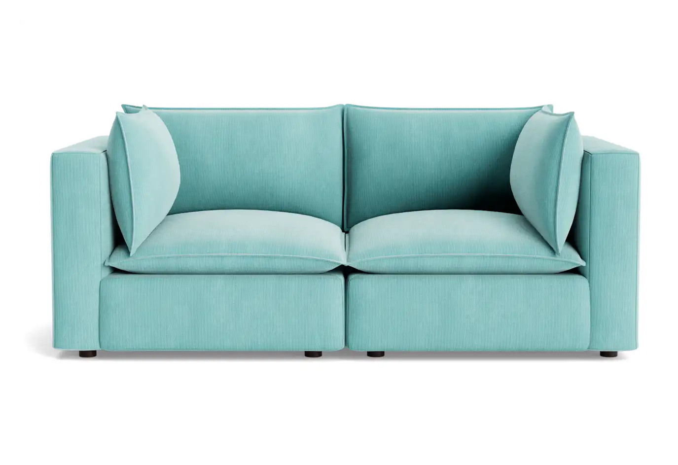 haine corner chair loveseat sorrento pantone aquatic