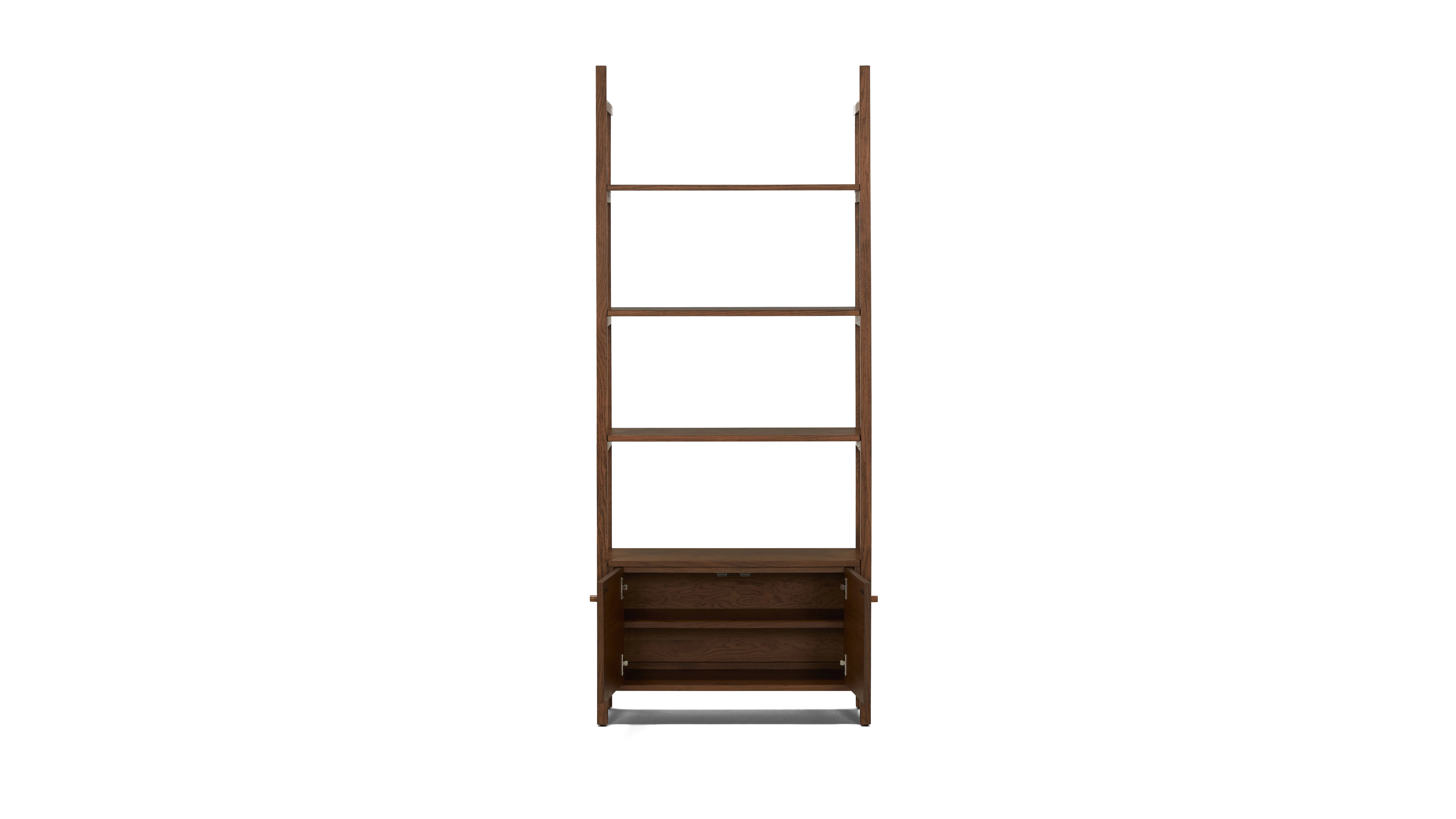bevan bookshelf with cabinet