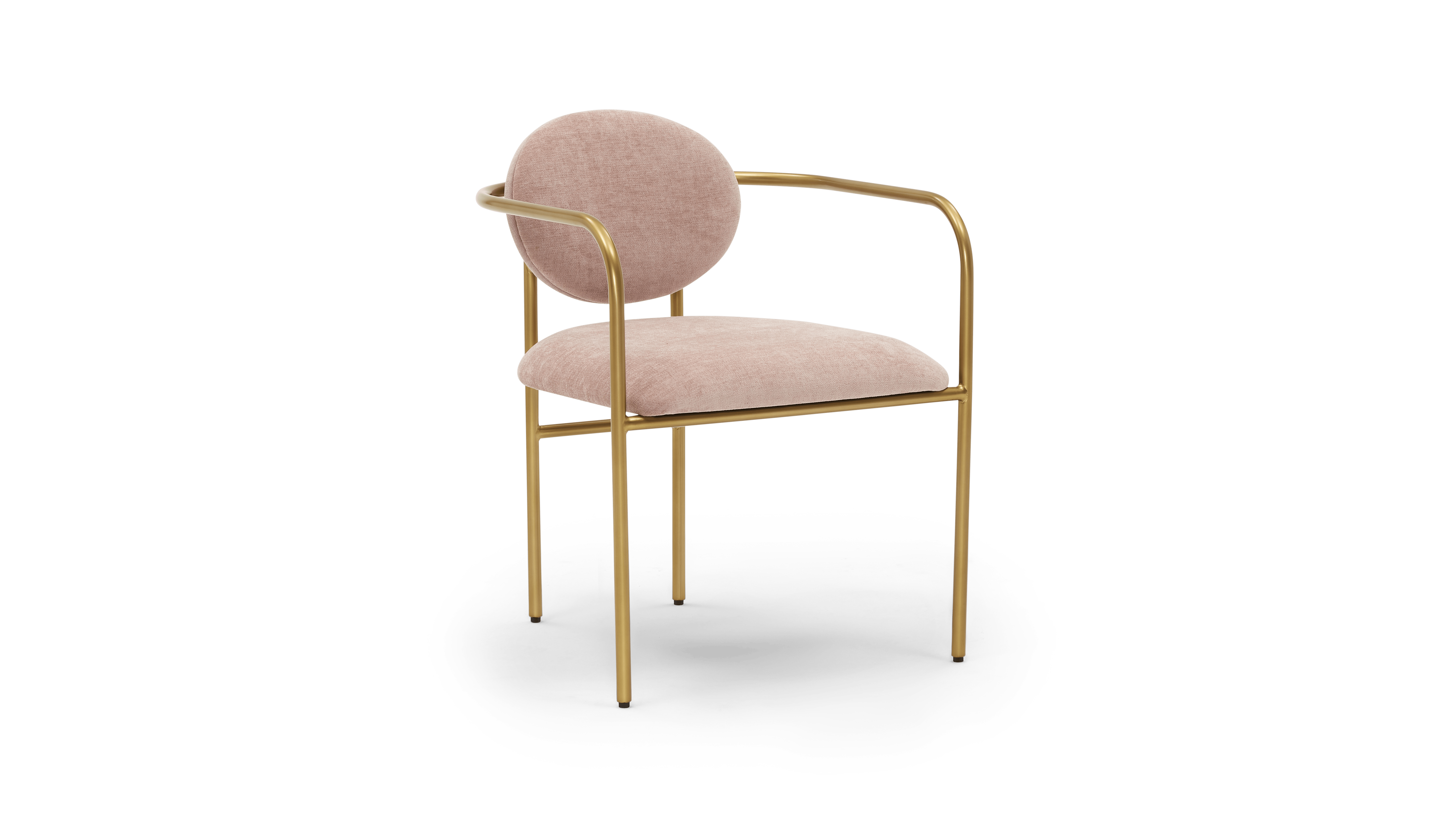 DSTYRS soleil dining chair dusty rose