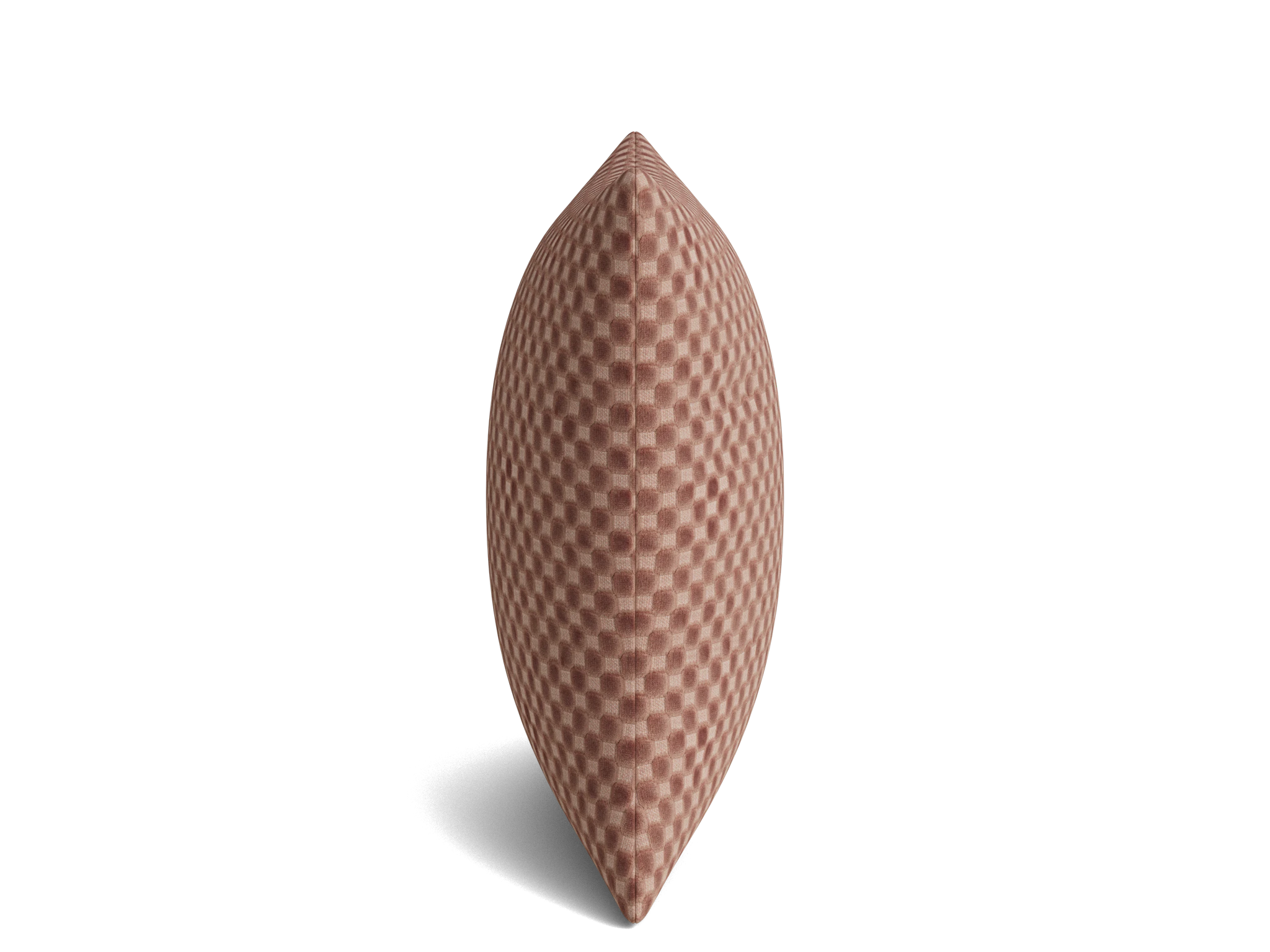minka square pillow checker pantone mocha mousse