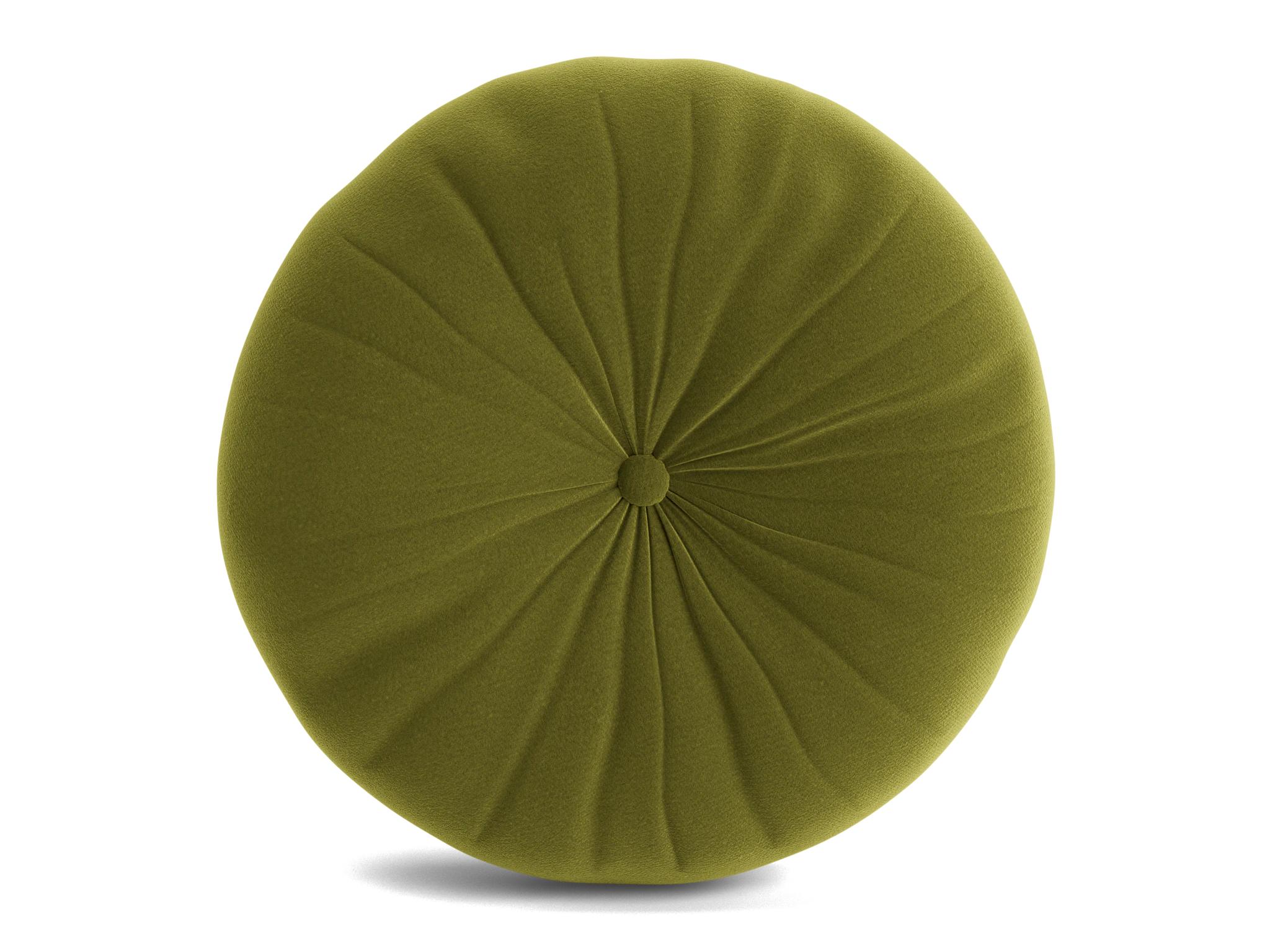 minka pleated round pillow royale apple
