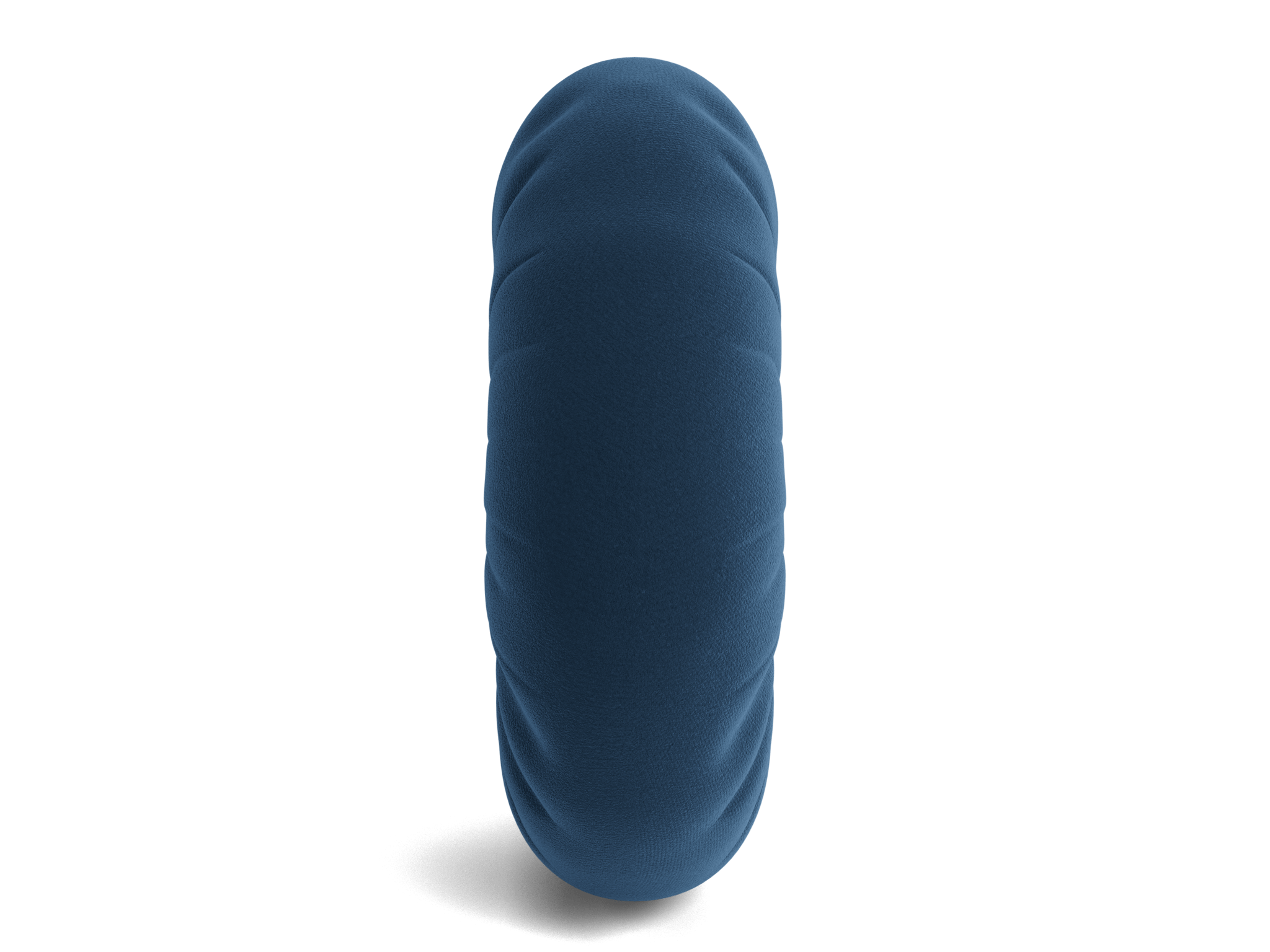 minka pleated round pillow royale cobalt