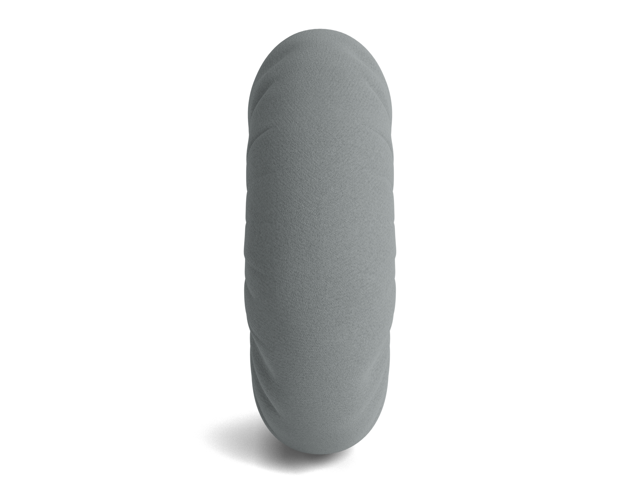 minka pleated round pillow royale ash