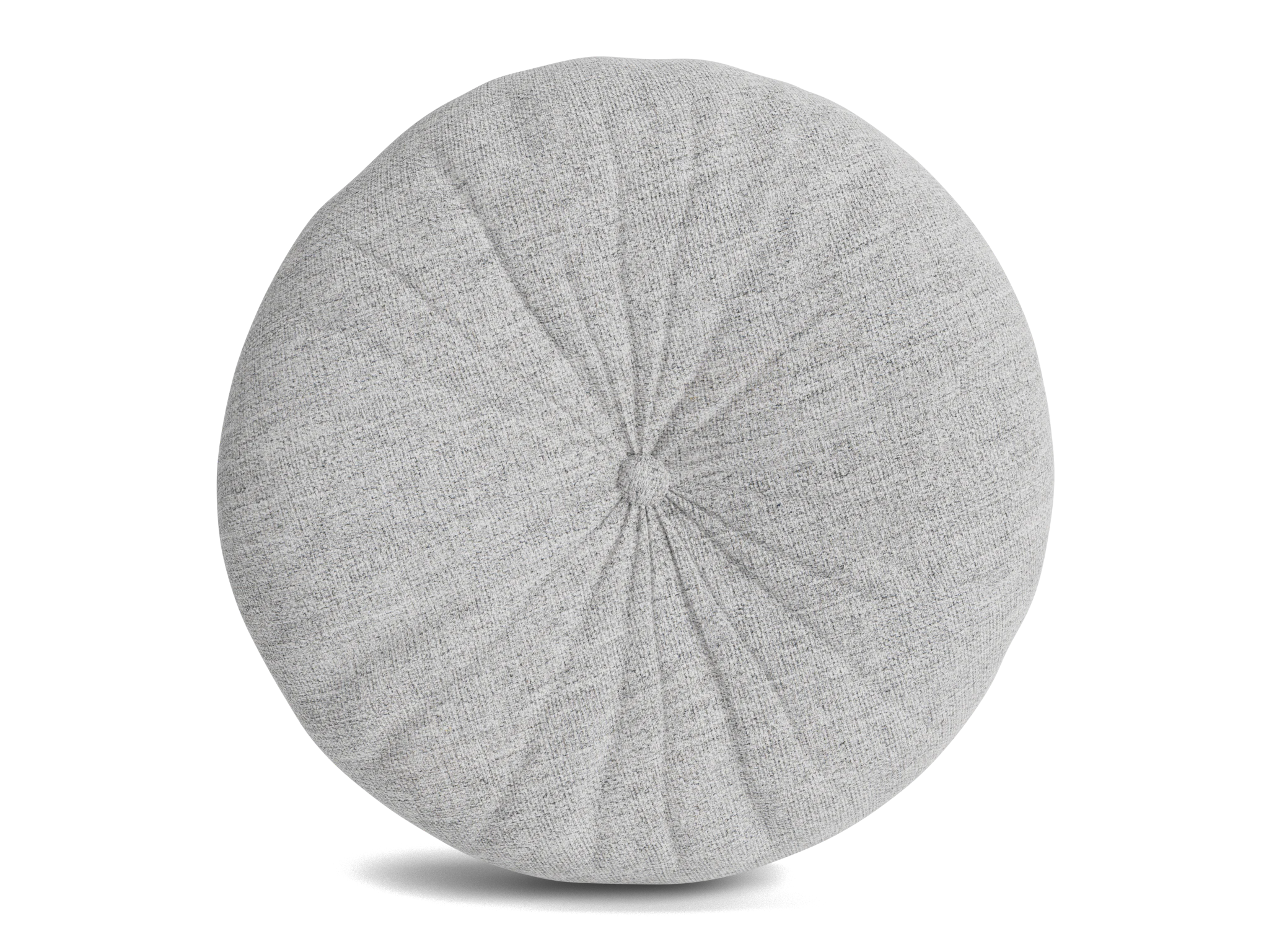 minka pleated round pillow milo dove