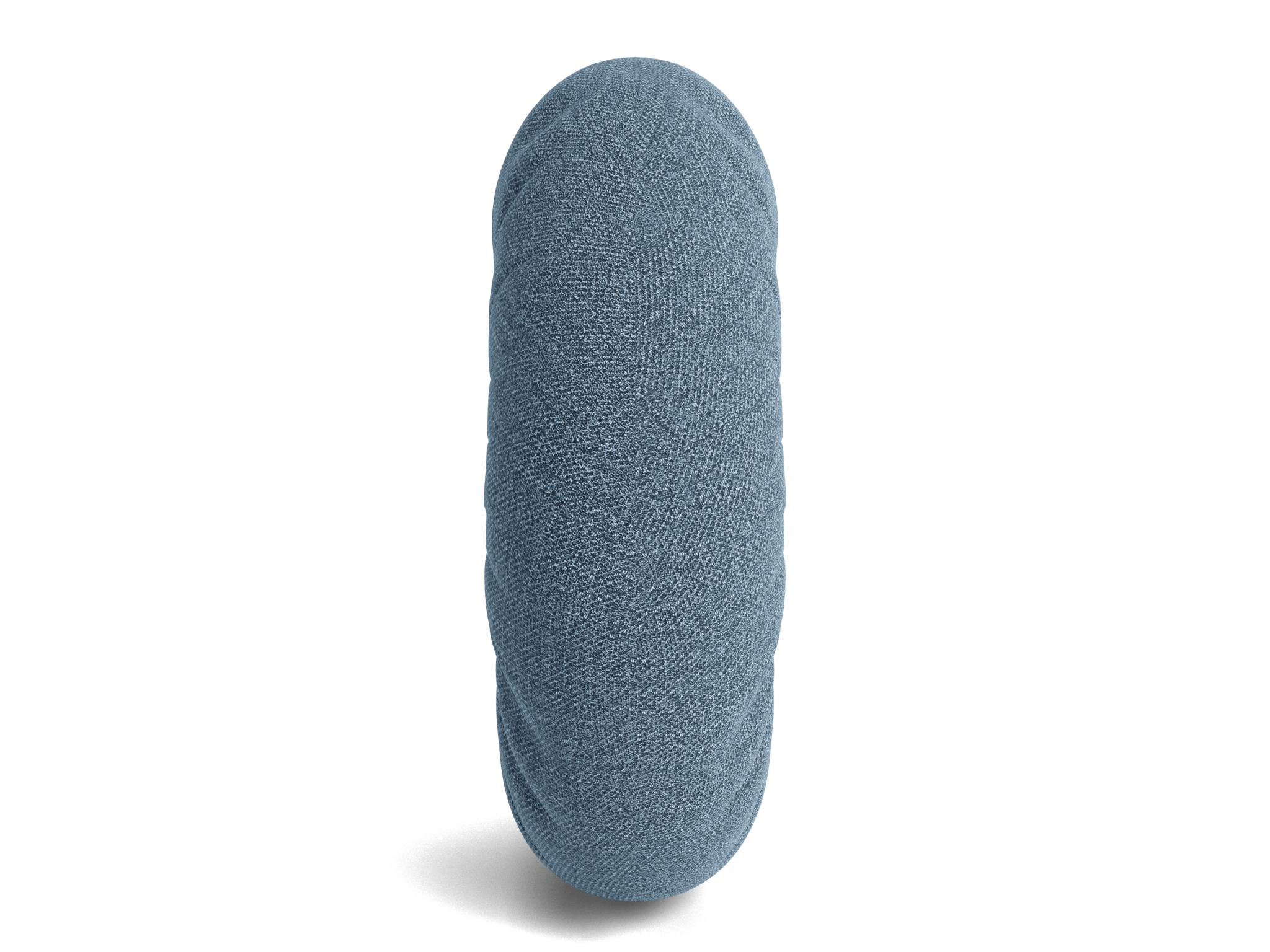 minka pleated round pillow milo french blue