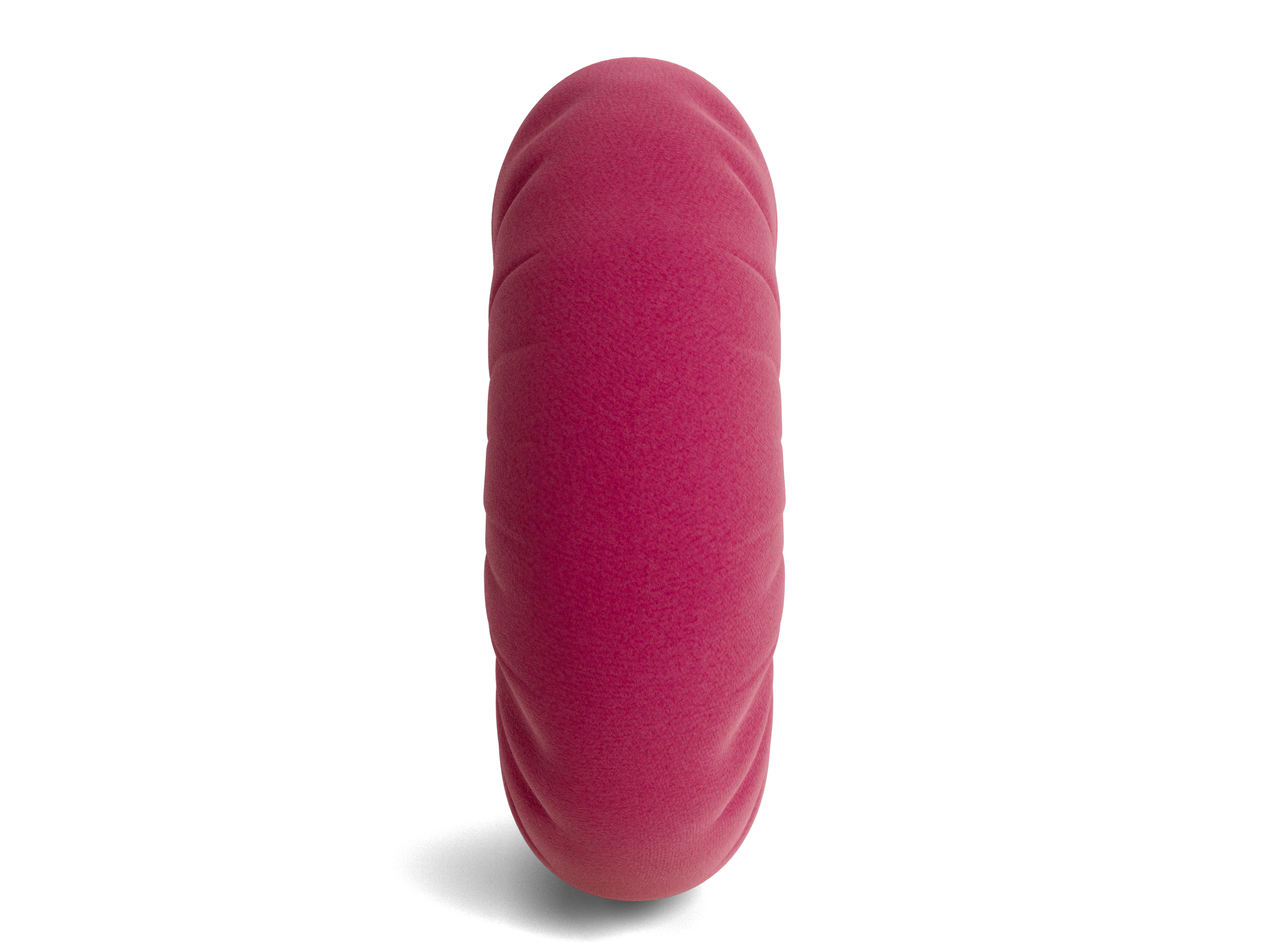 minka pleated round pillow royale berry