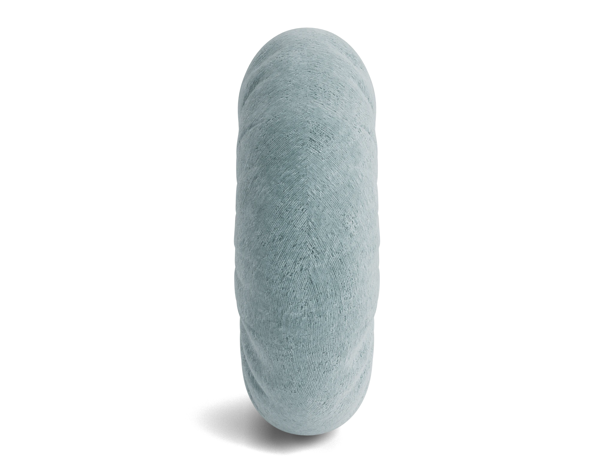 minka pleated round pillow plush mist