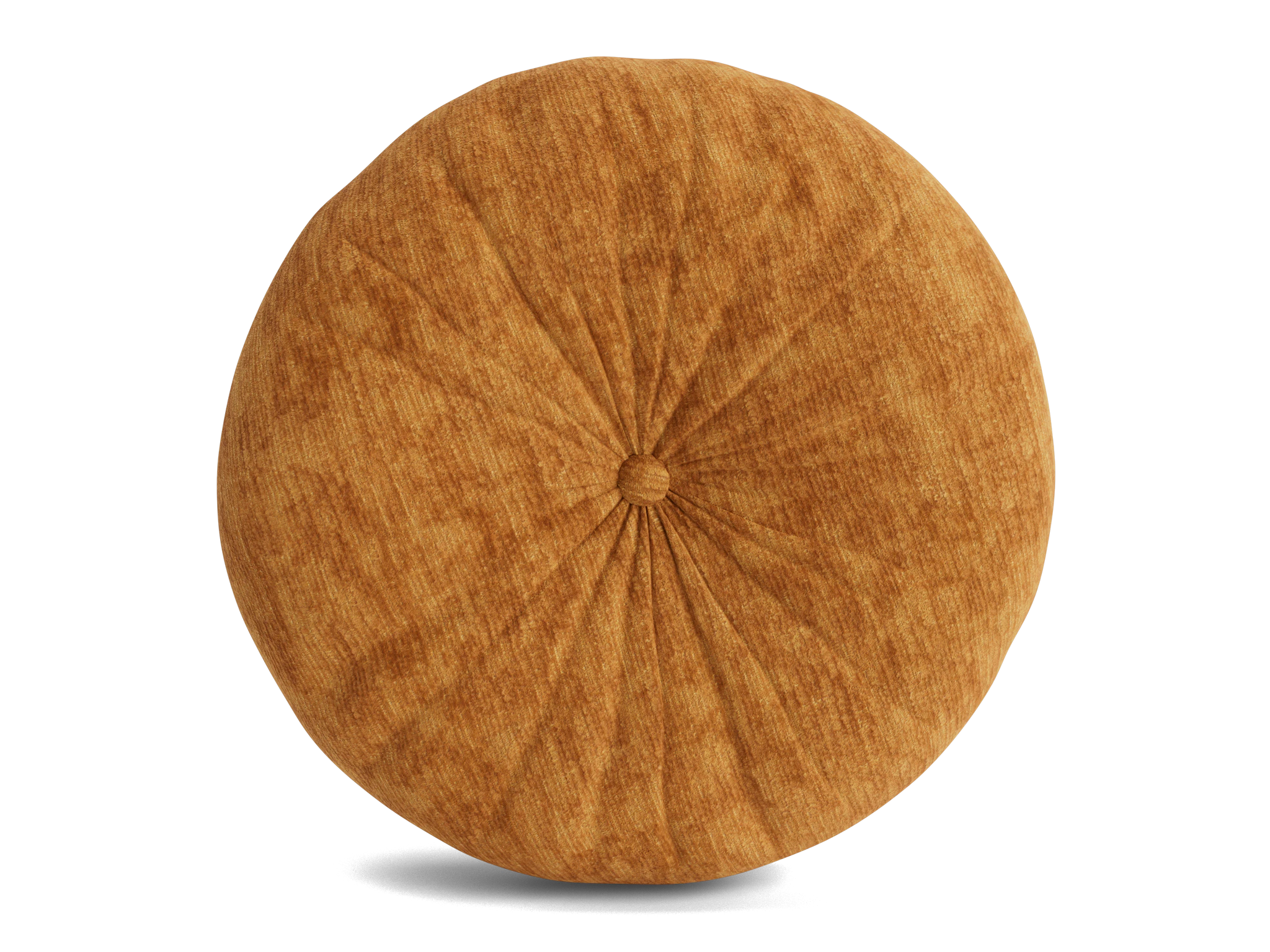 minka pleated round pillow crave ginger tea