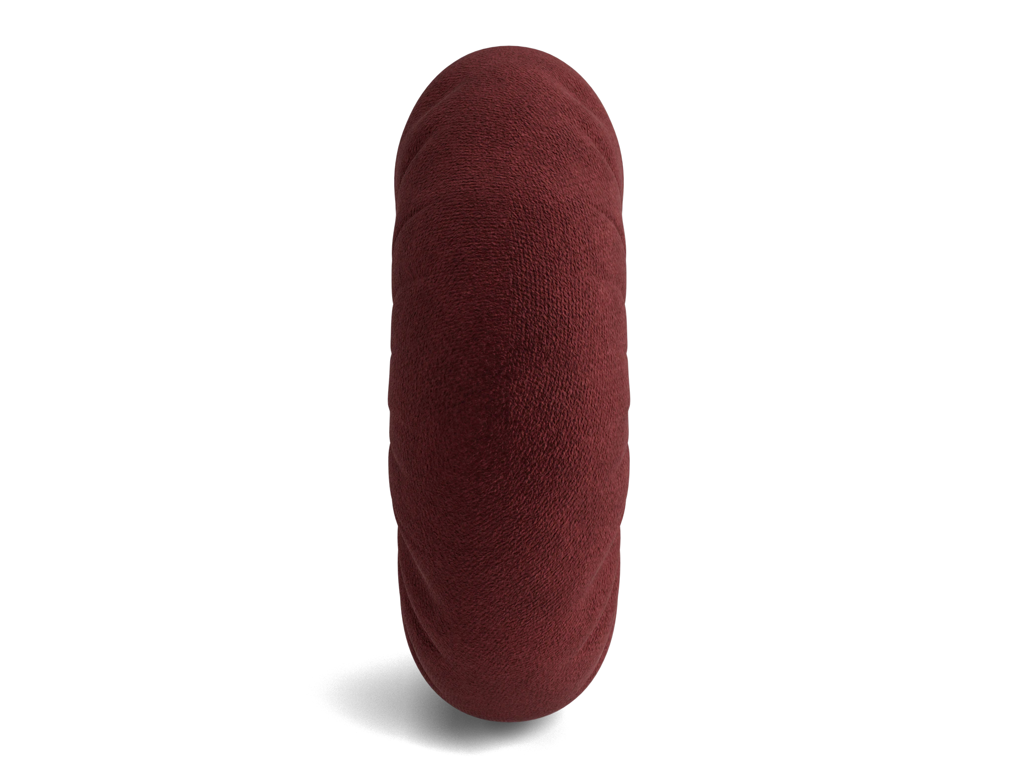 minka pleated round pillow banks currant