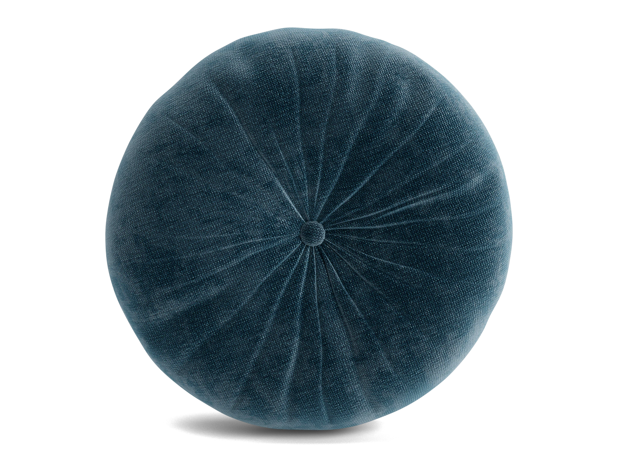 minka pleated round pillow harper biscay bay