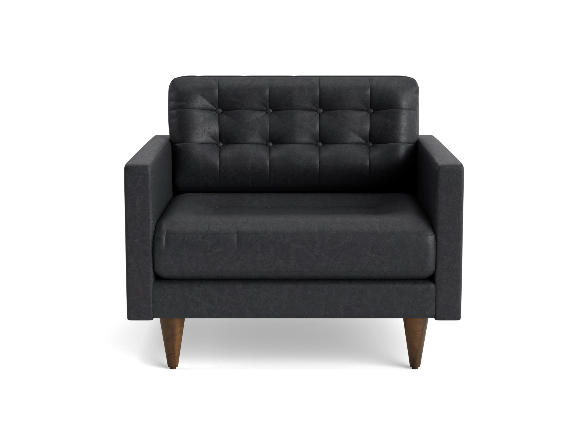 eliot leather chair santiago steel