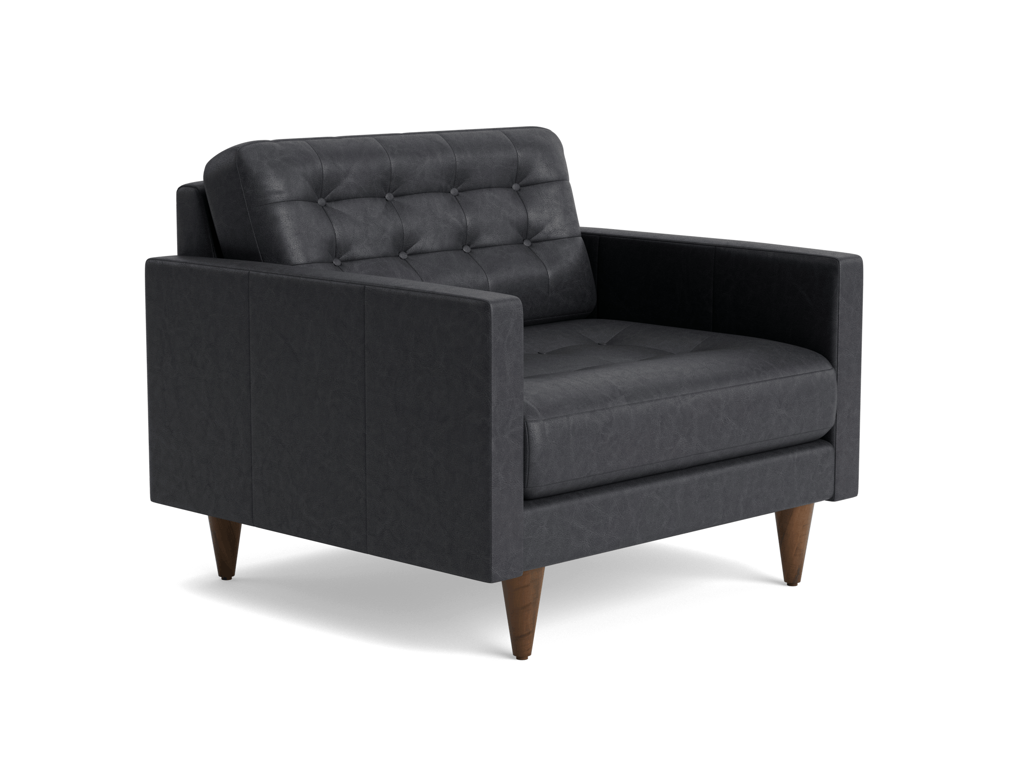 eliot leather chair santiago steel