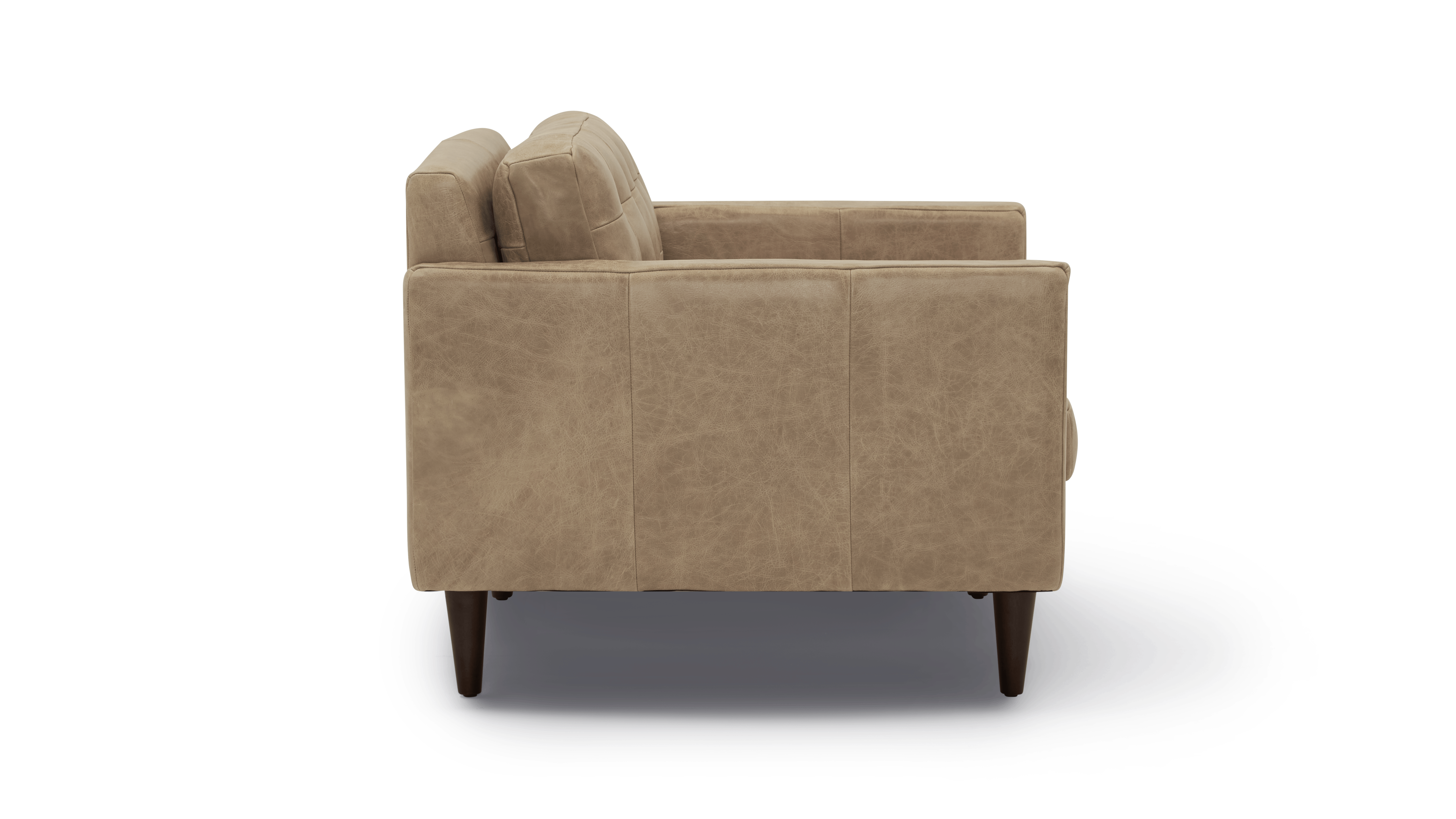 eliot leather chair santiago bisque