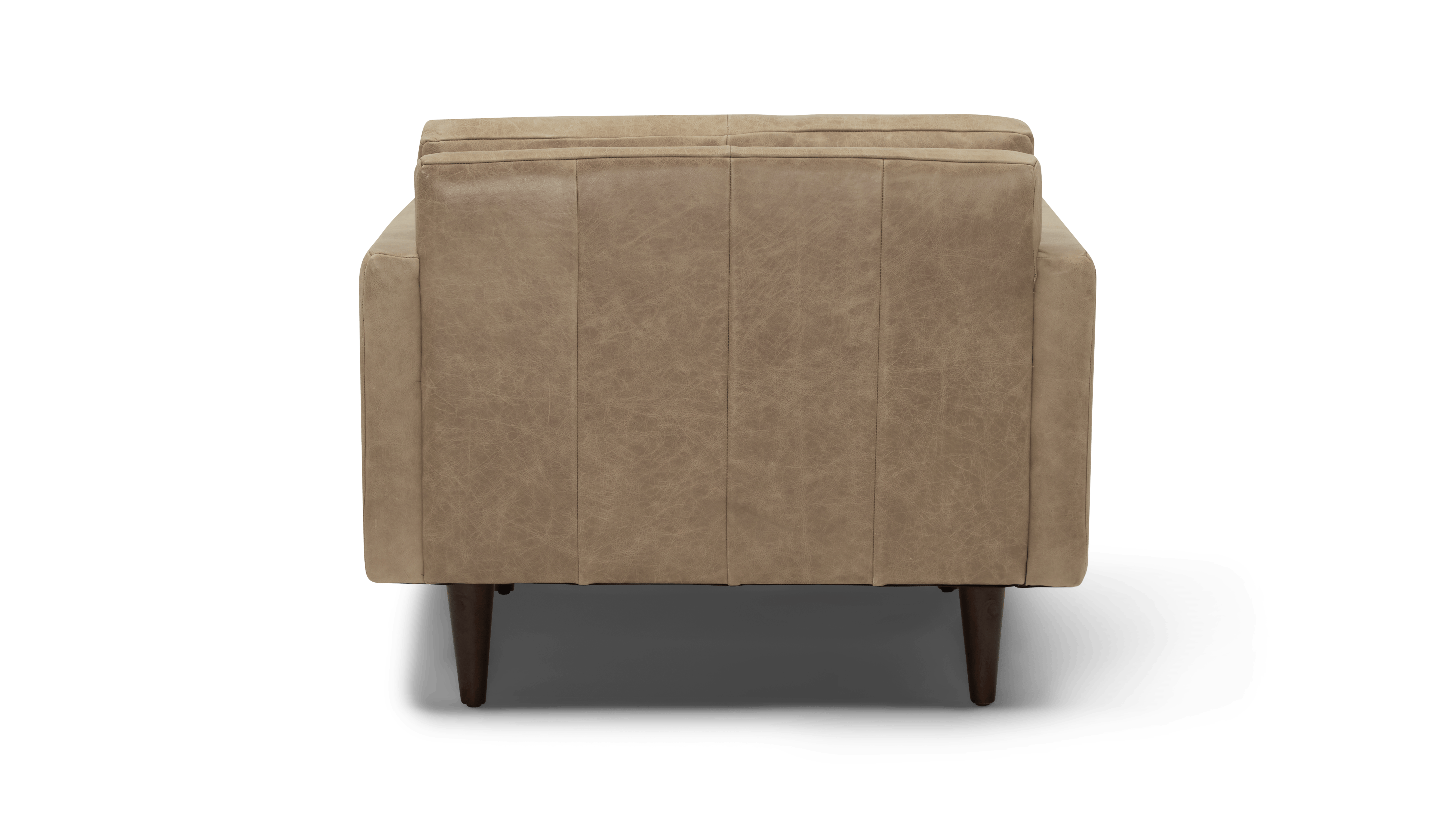 eliot leather chair santiago bisque