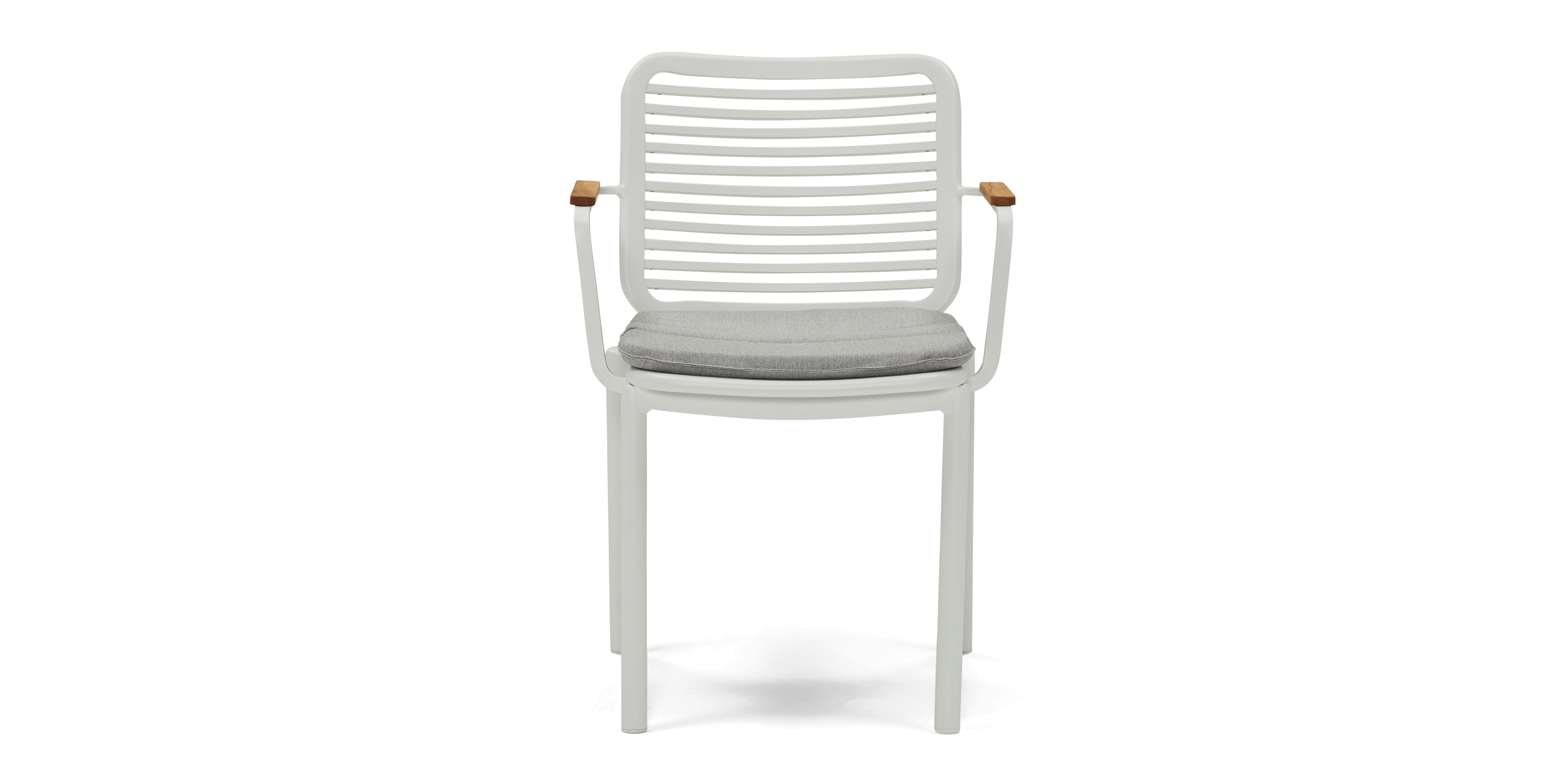 white kinsey outdoor dining chair (set