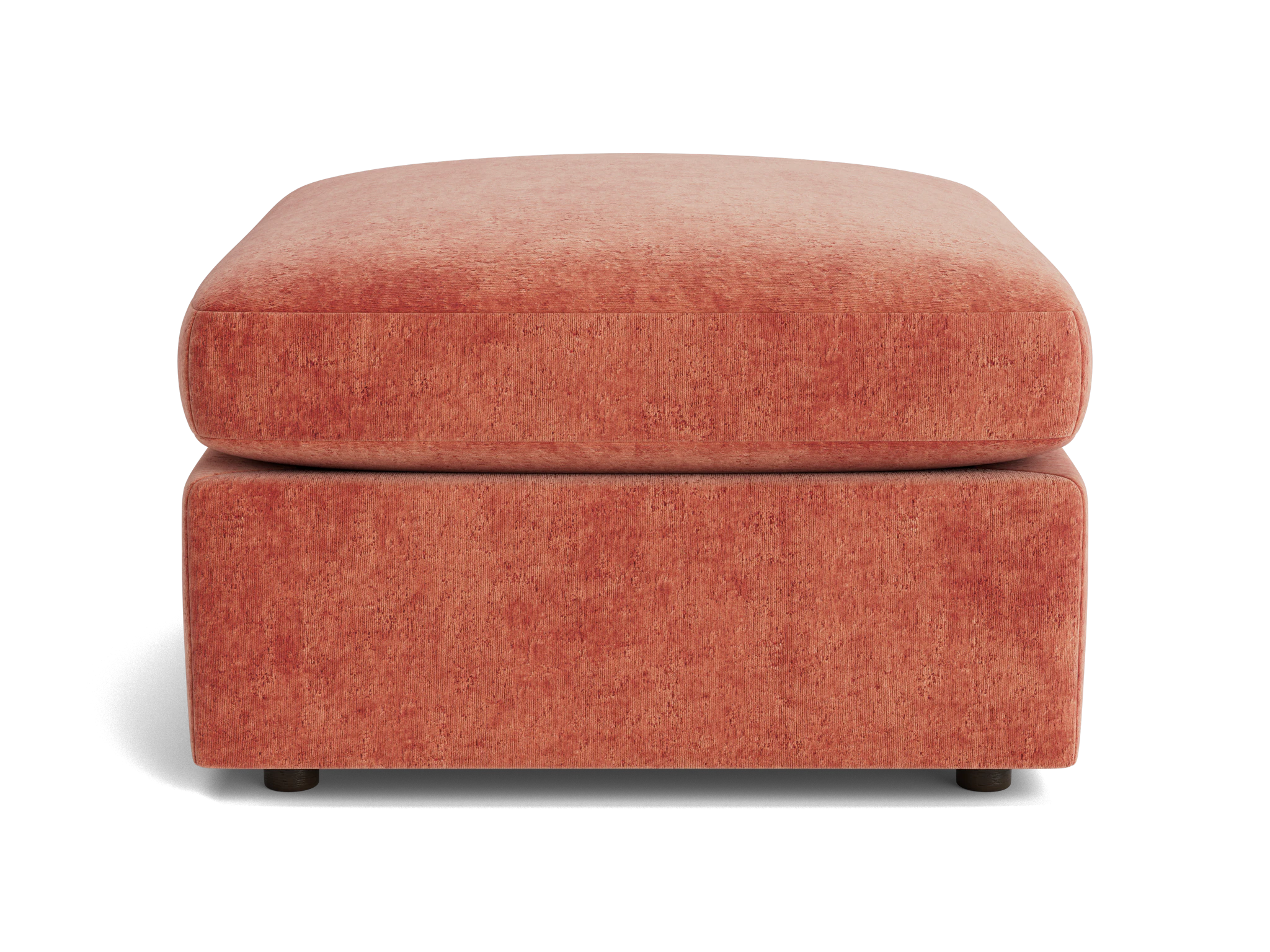 daya ottoman plush terra rose