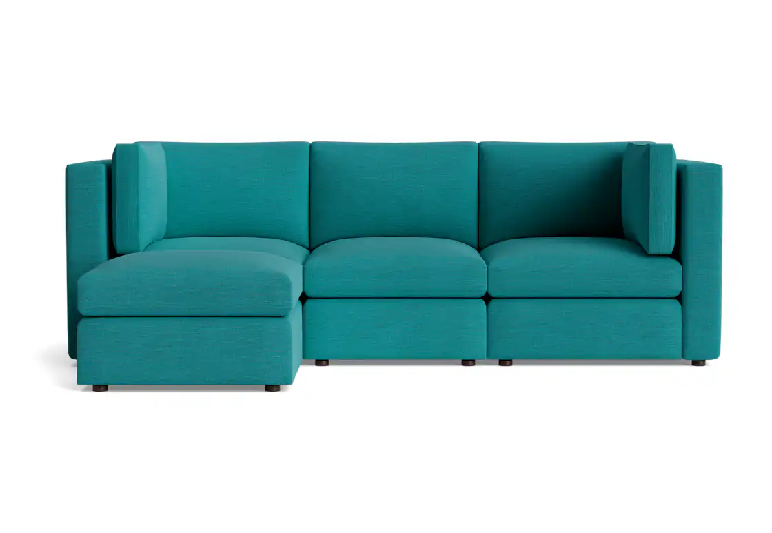 daya modular sectional lucky turquoise