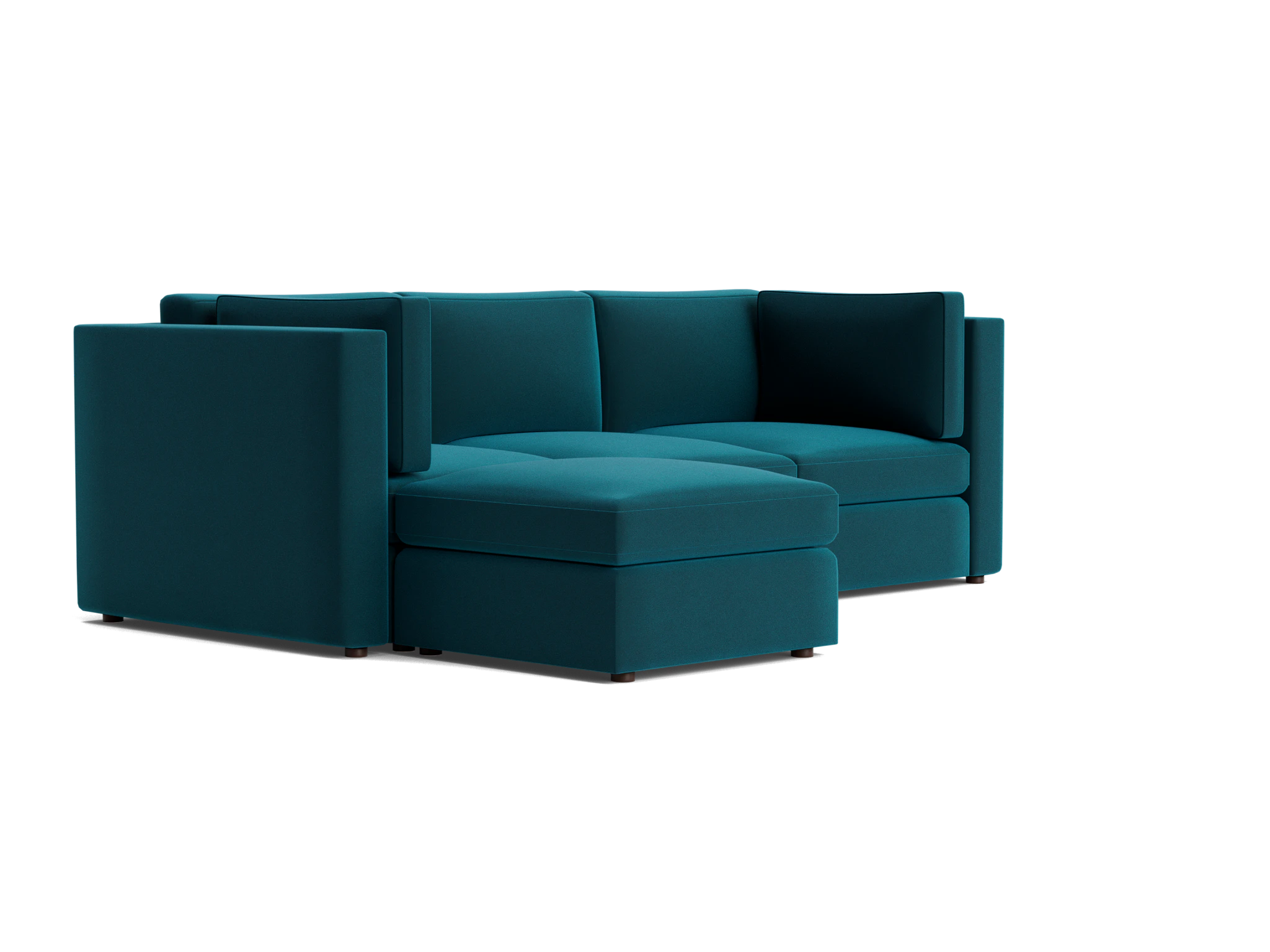 daya modular sectional royale peacock