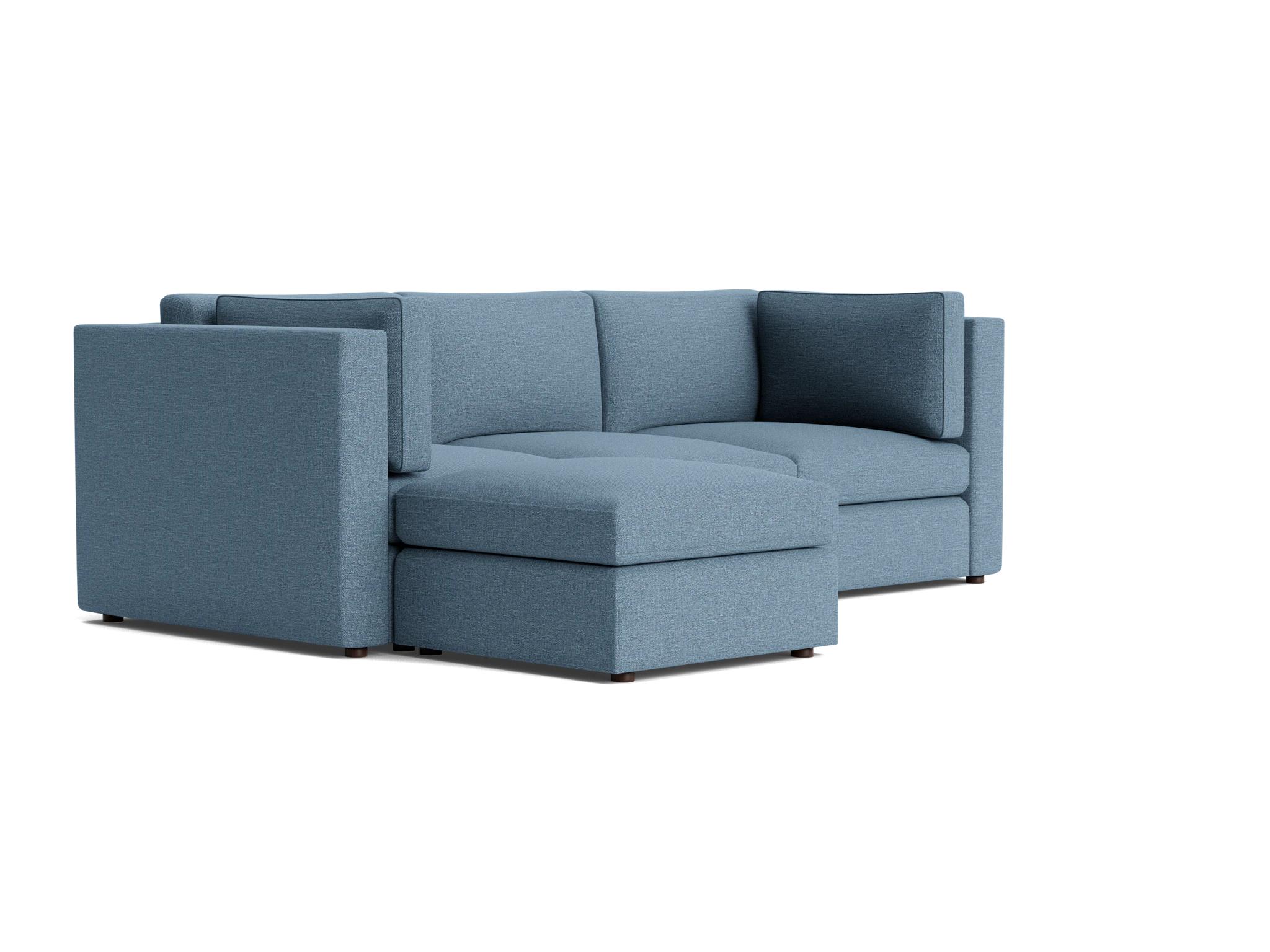daya modular sectional milo french blue