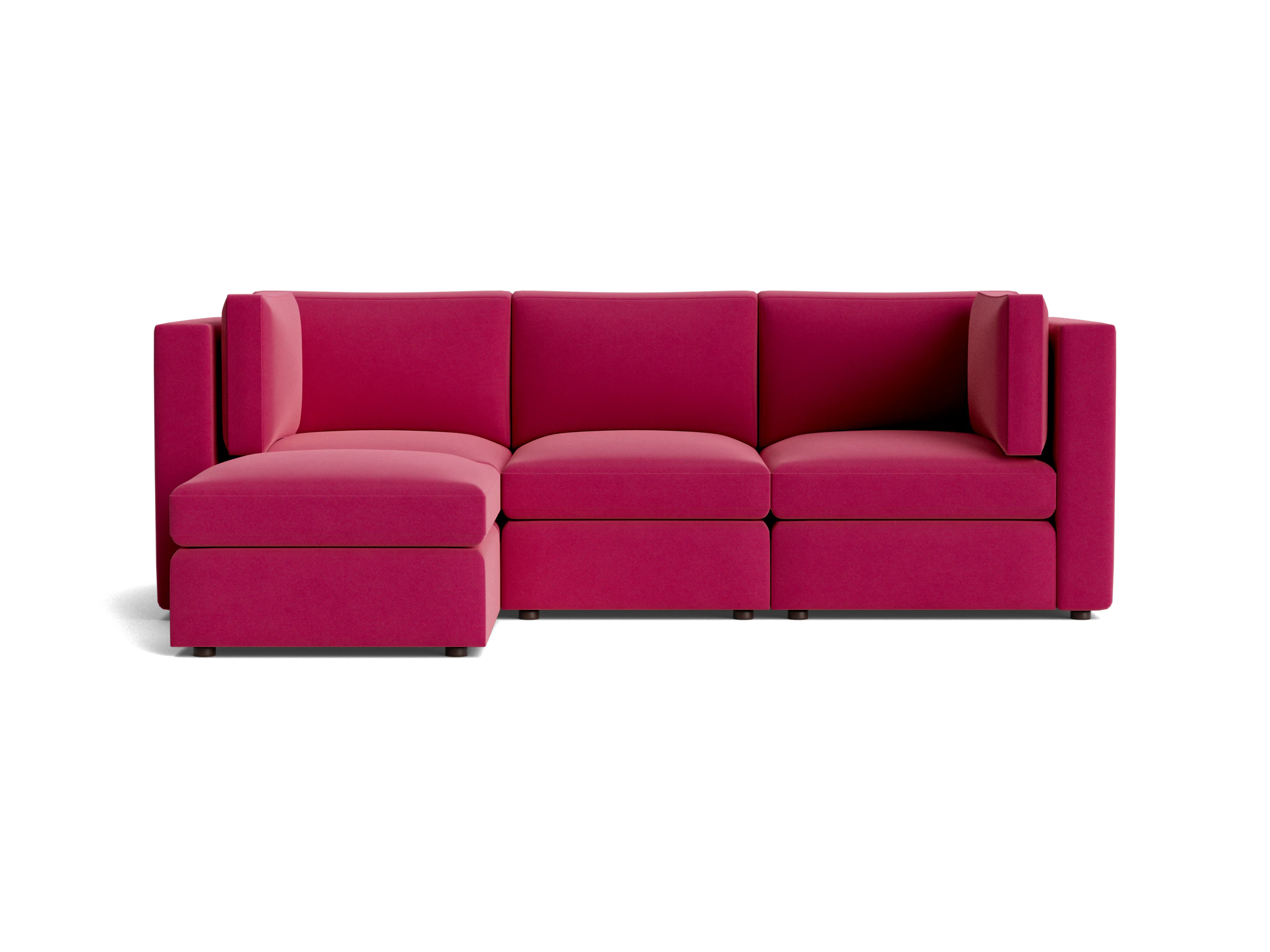 daya modular sectional royale berry