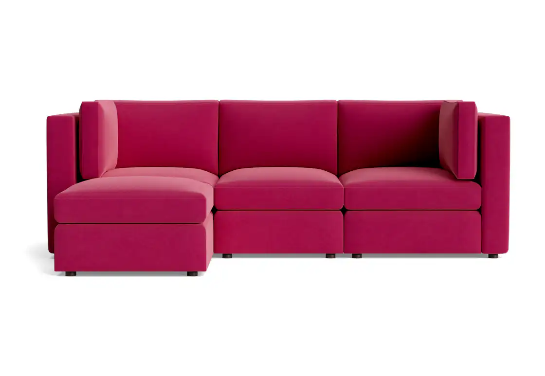 daya modular sectional royale berry