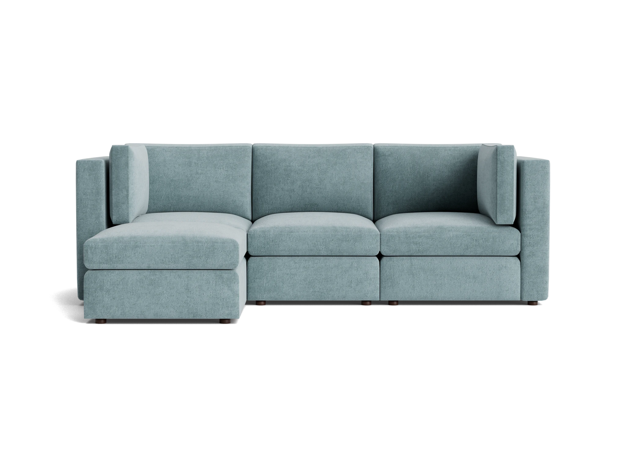 daya modular sectional plush mist