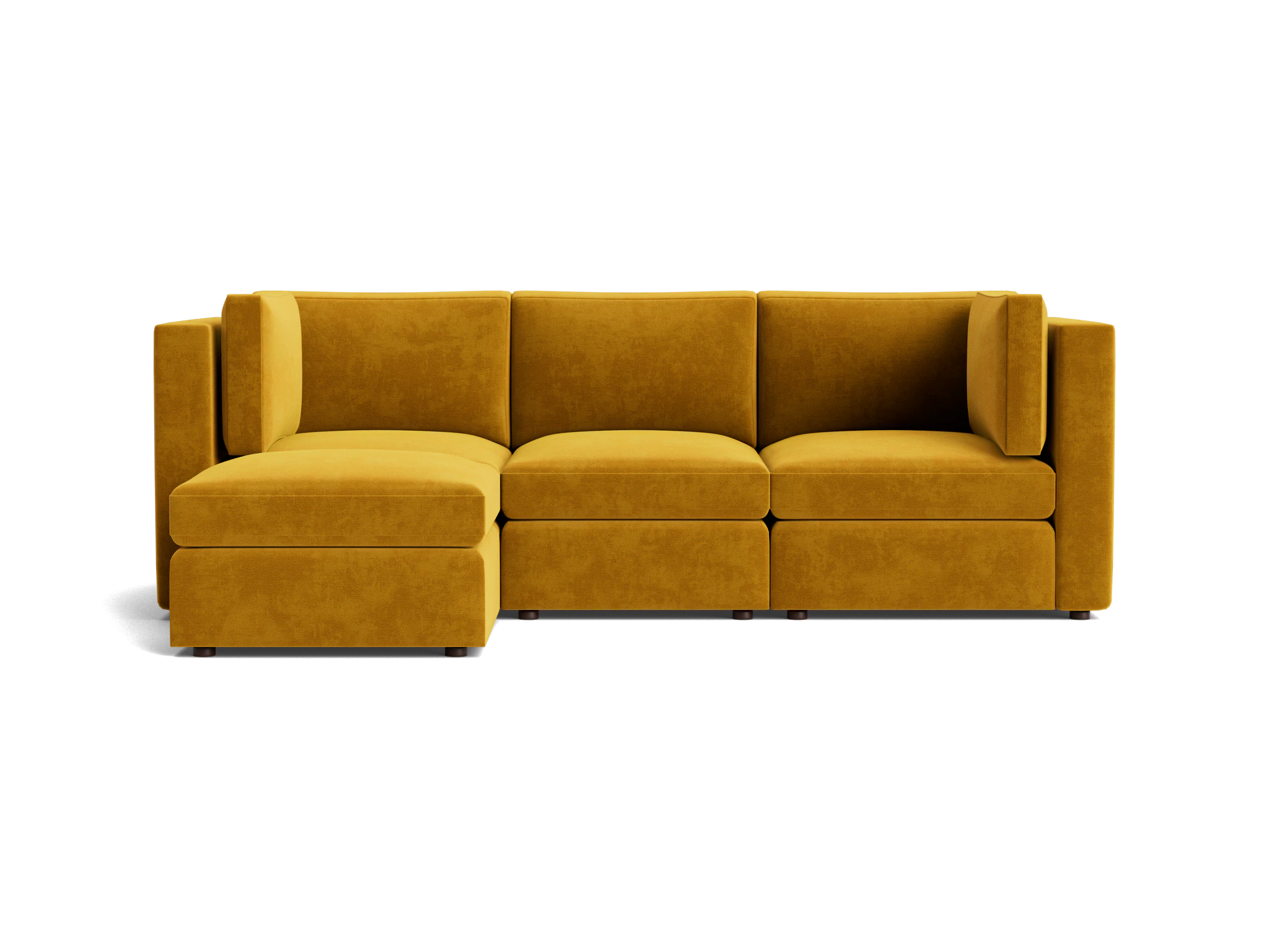 daya modular sectional harper amber gold