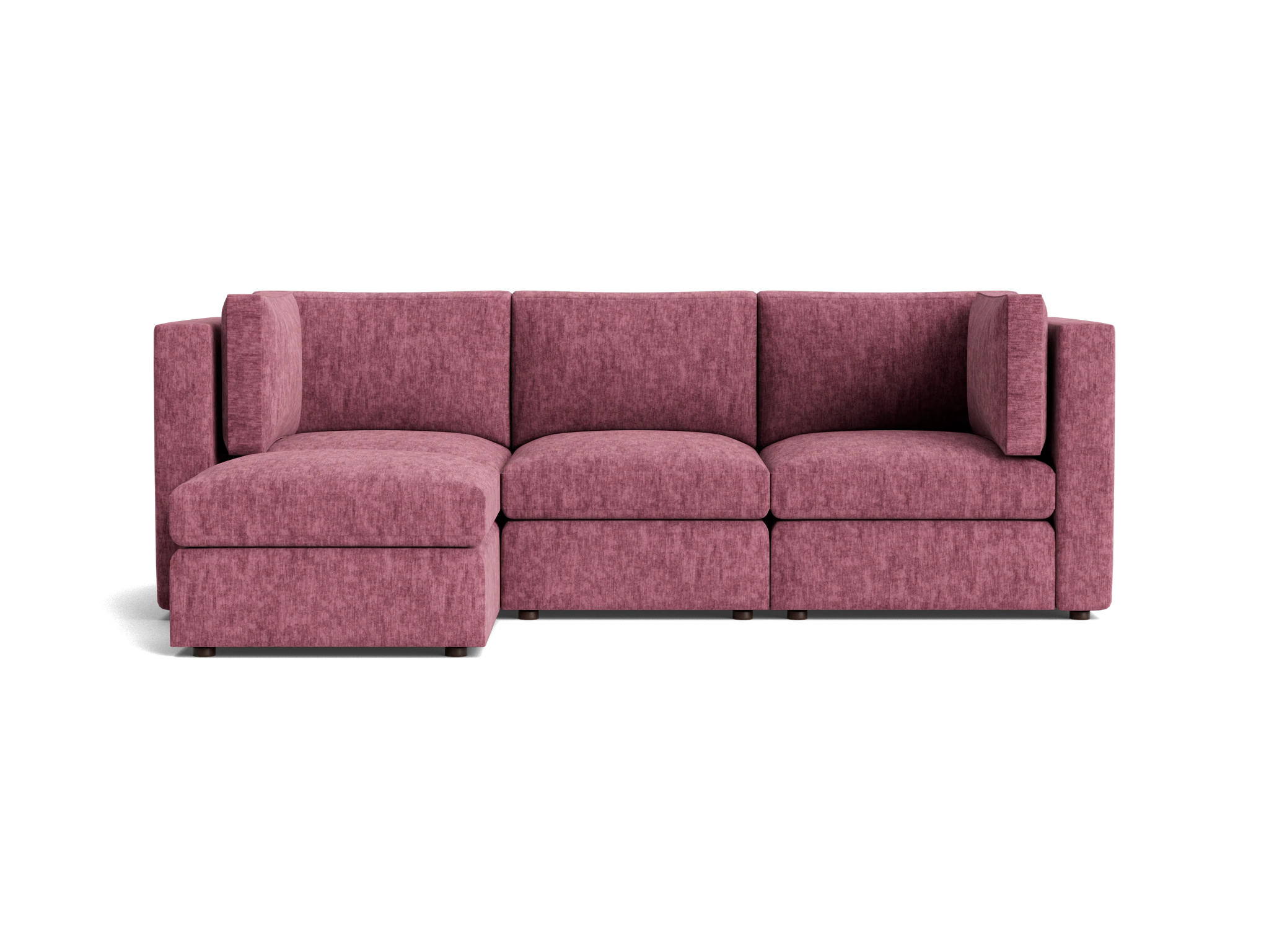 daya modular sectional crave pantone heather rose