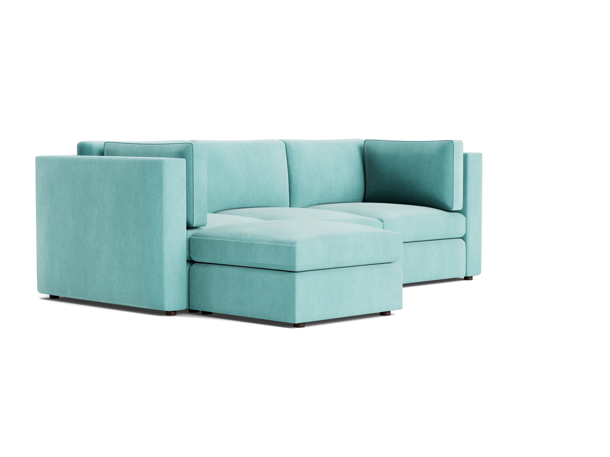 daya modular sectional sorrento pantone aquatic