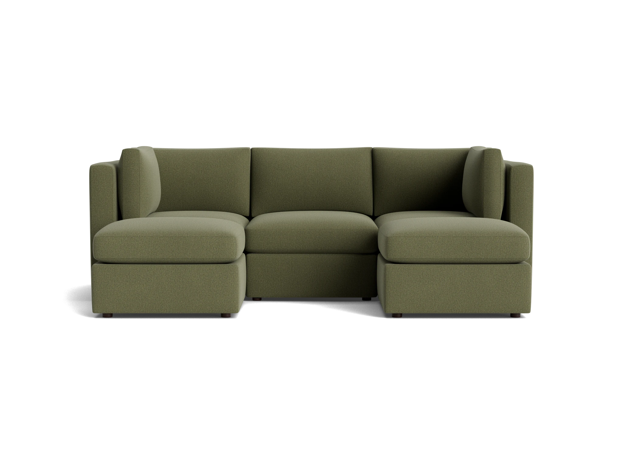 daya modular sofa sectional piece) faithful olive