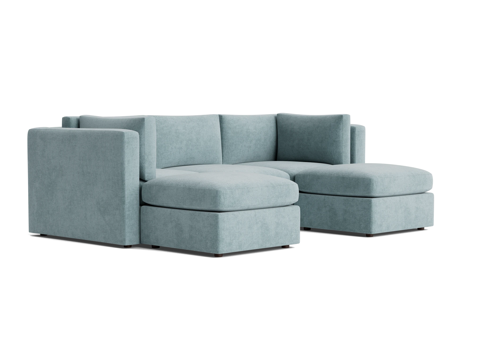 daya modular sofa sectional %285 piece%29 plush mist