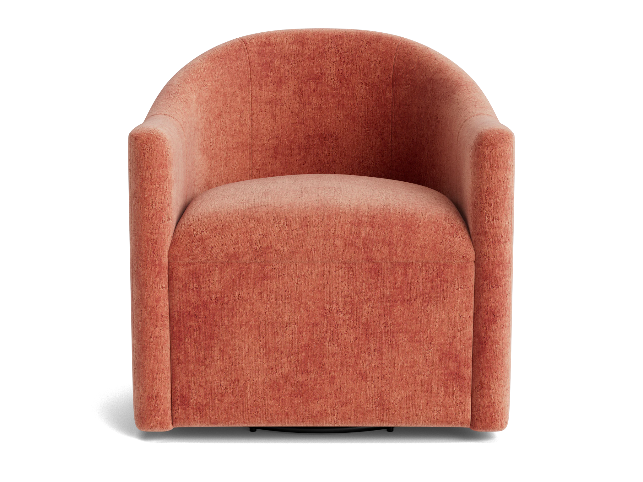 jolie swivel chair plush terra rose