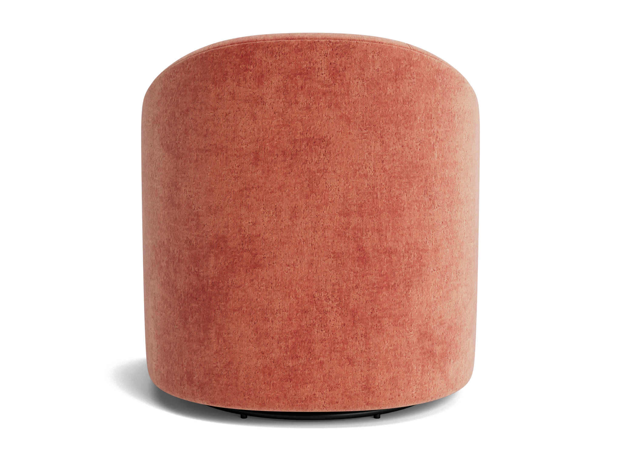 jolie swivel chair plush terra rose