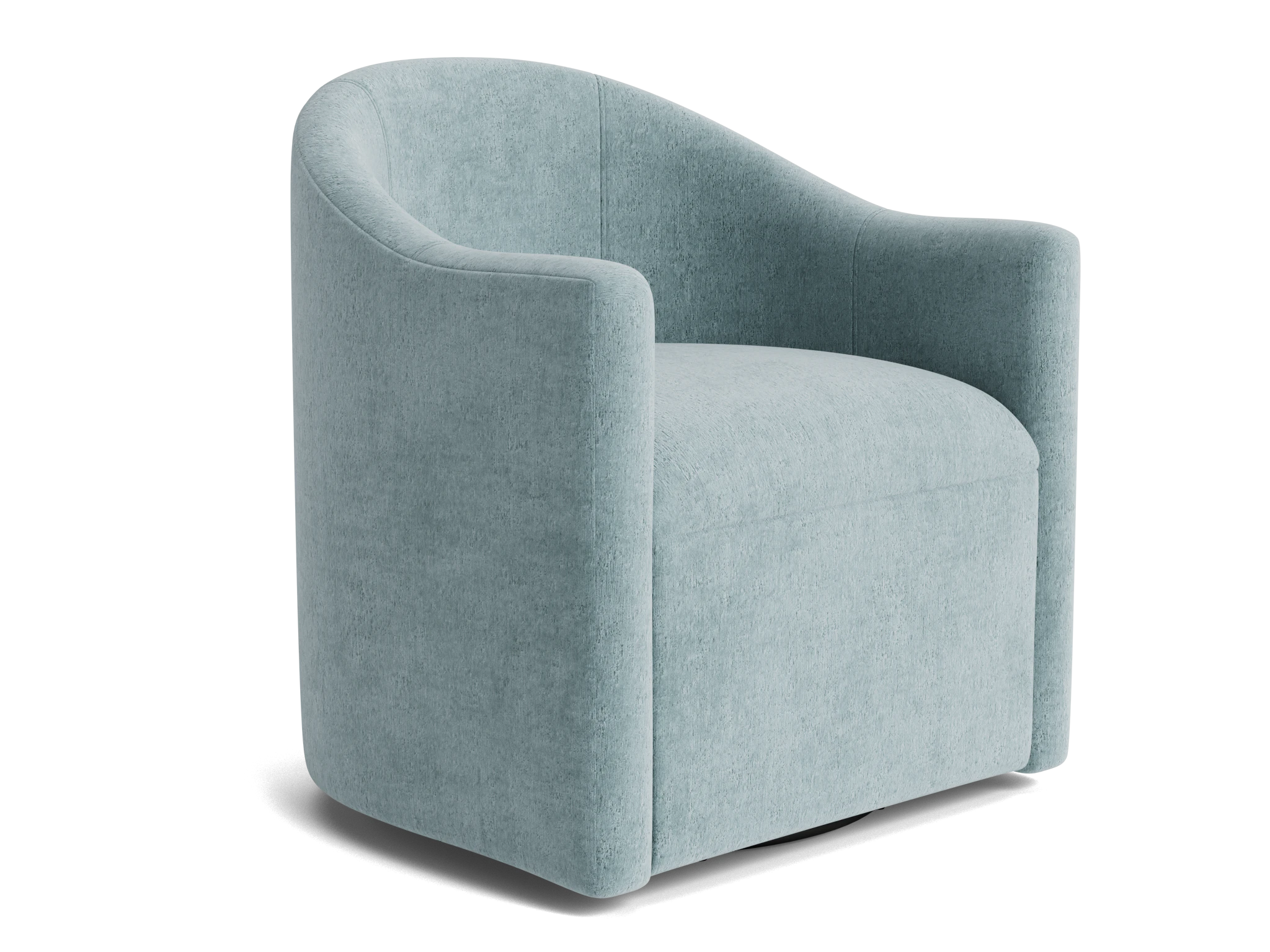 jolie swivel chair plush mist
