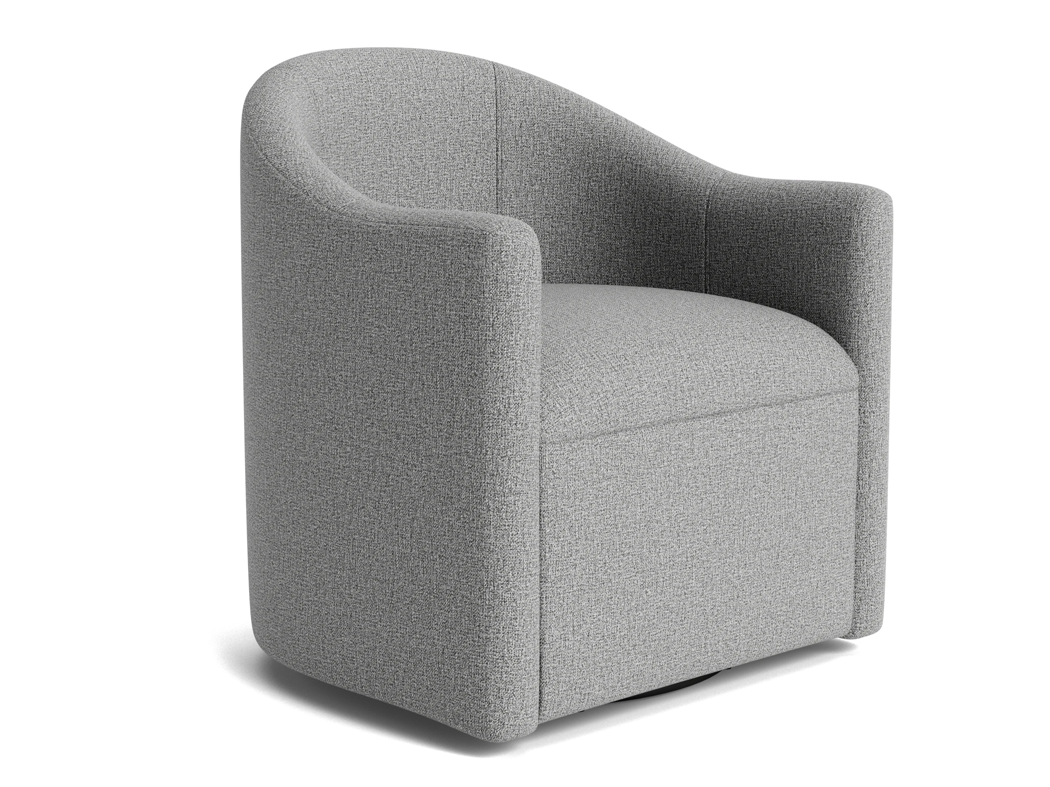 jolie swivel chair taylor felt gray
