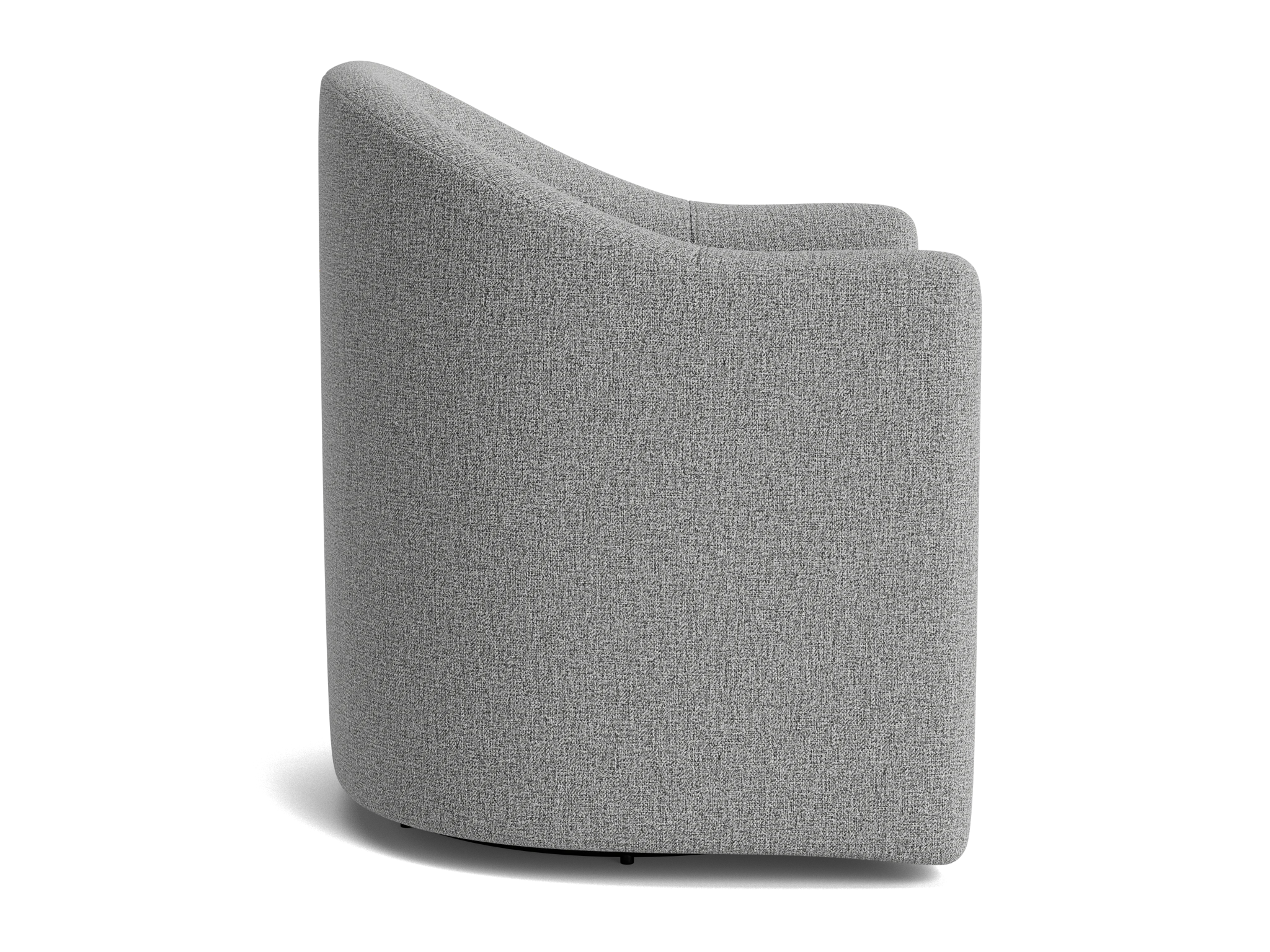 jolie swivel chair taylor felt gray