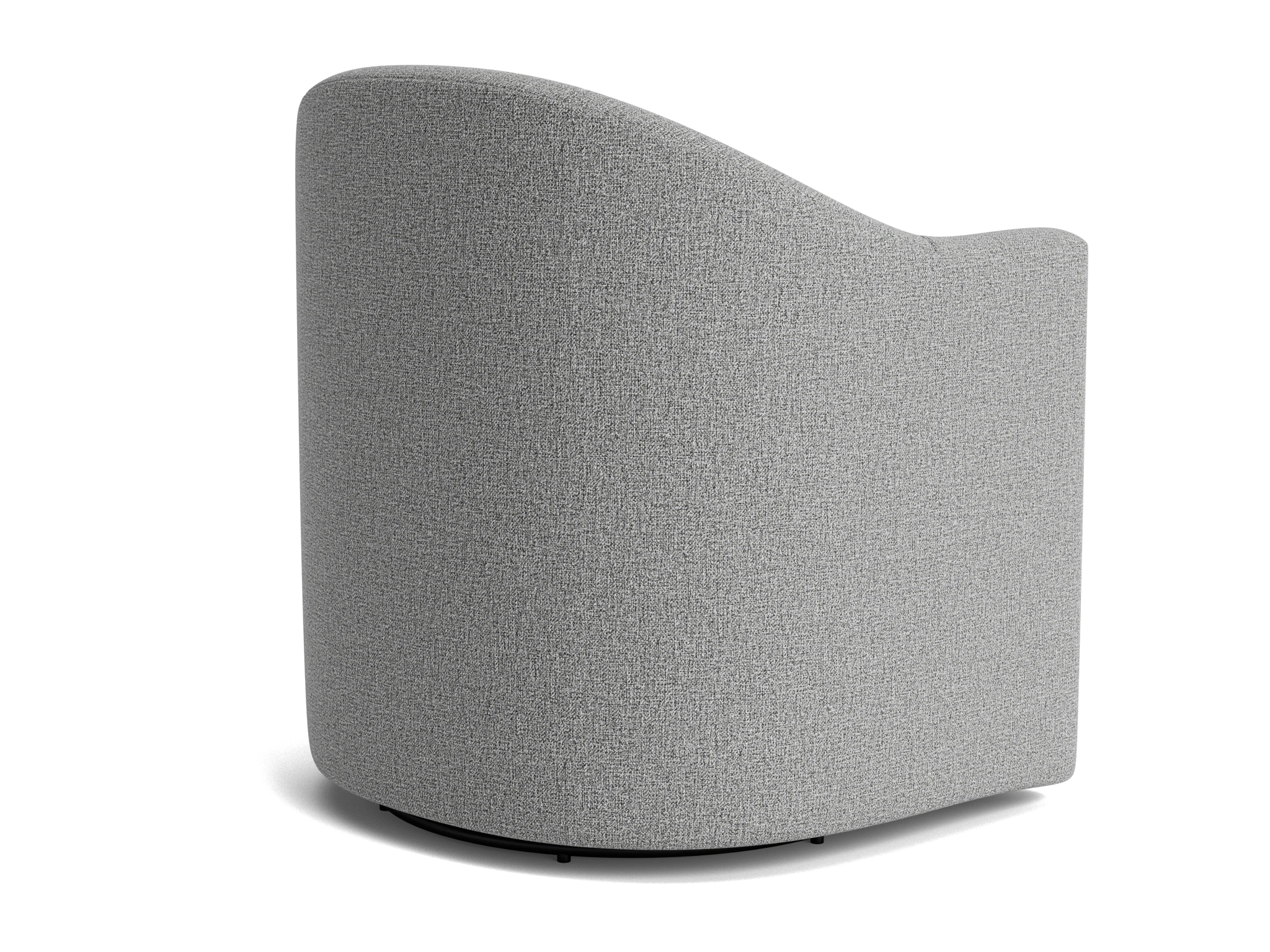 jolie swivel chair taylor felt gray