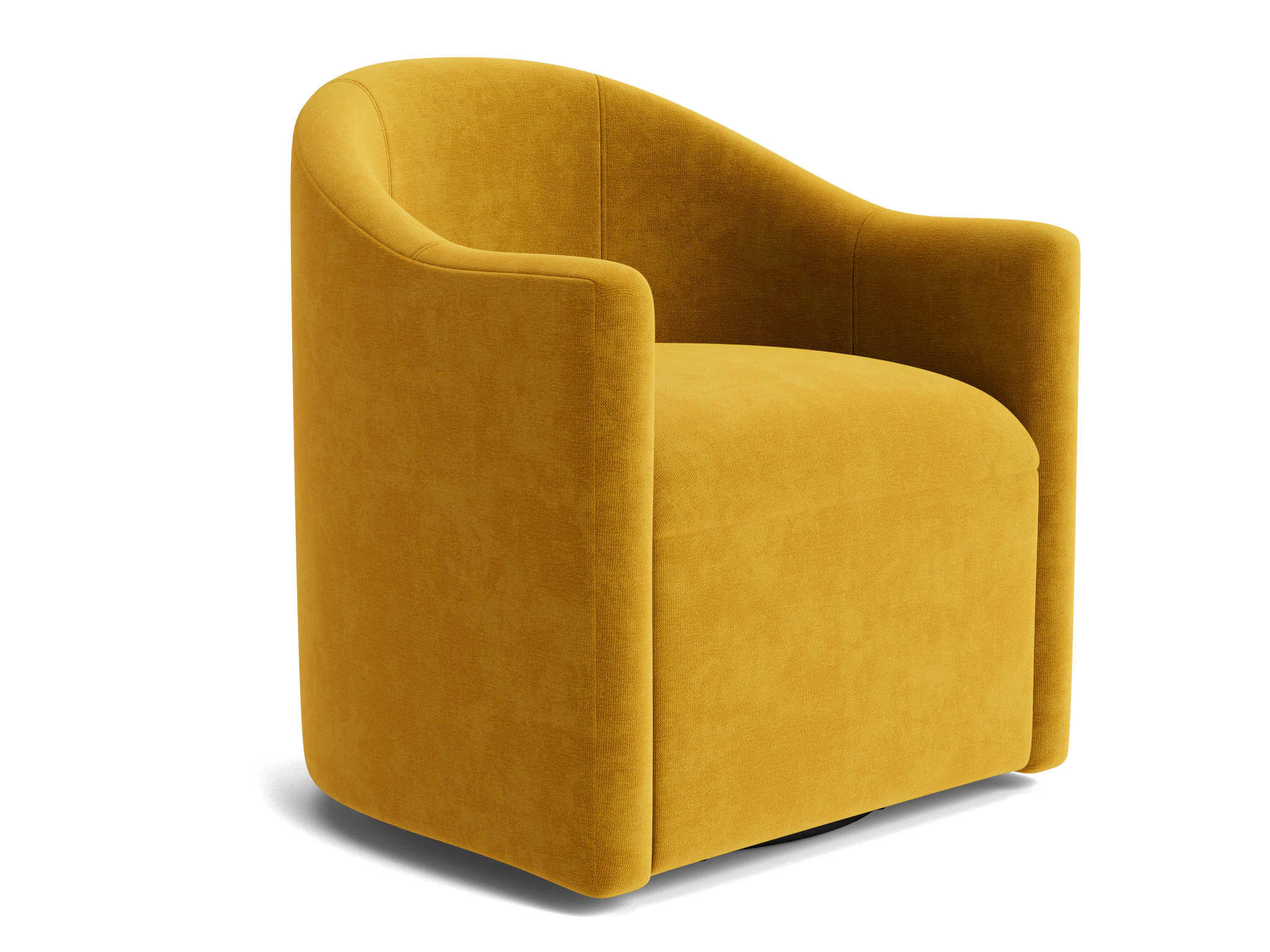 jolie swivel chair harper amber gold
