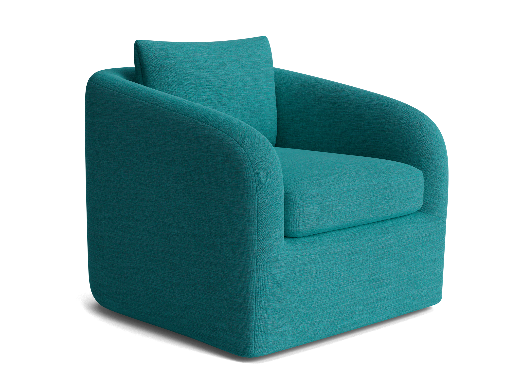 amelia swivel chair lucky turquoise