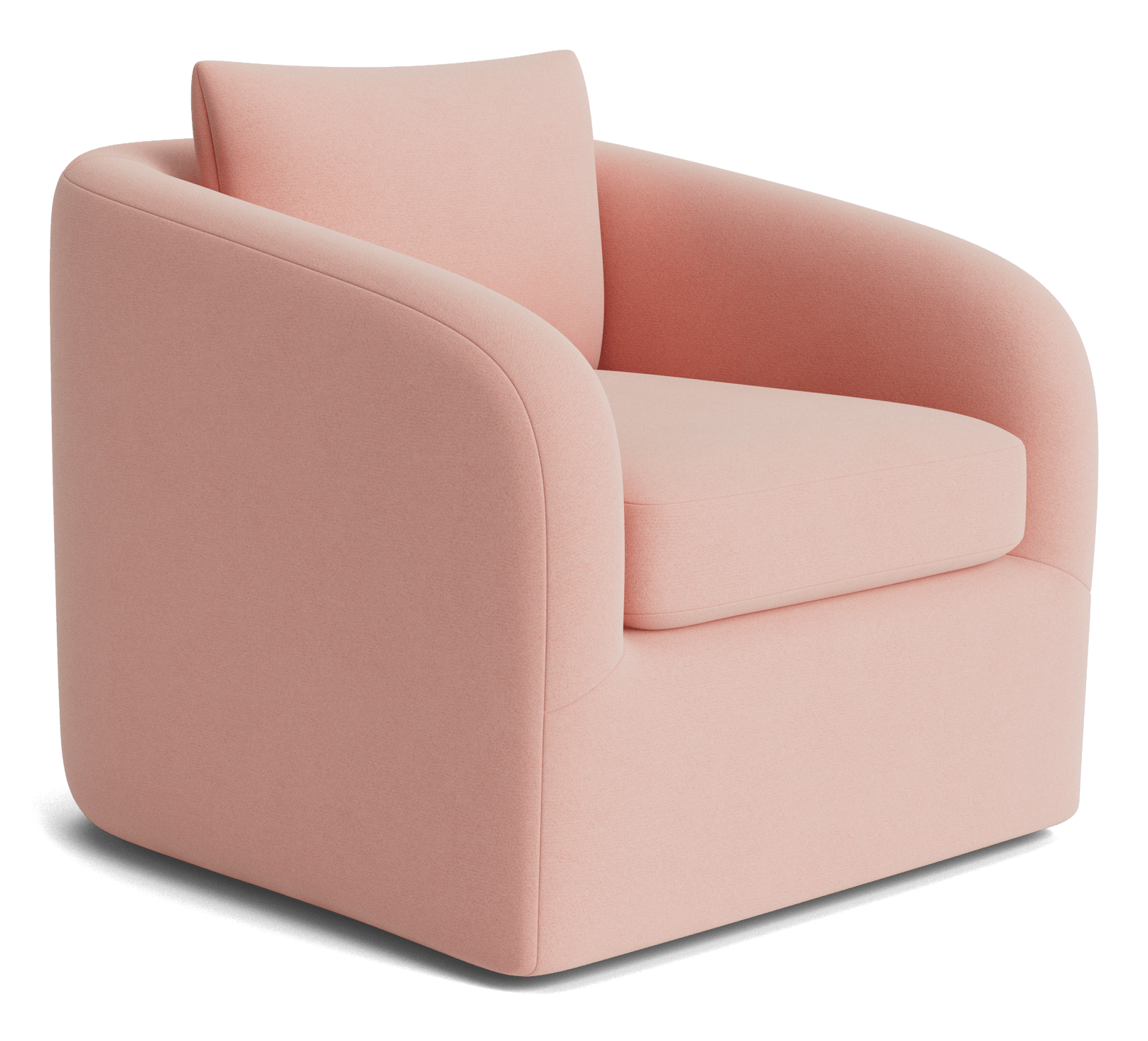 amelia swivel chair royale blush