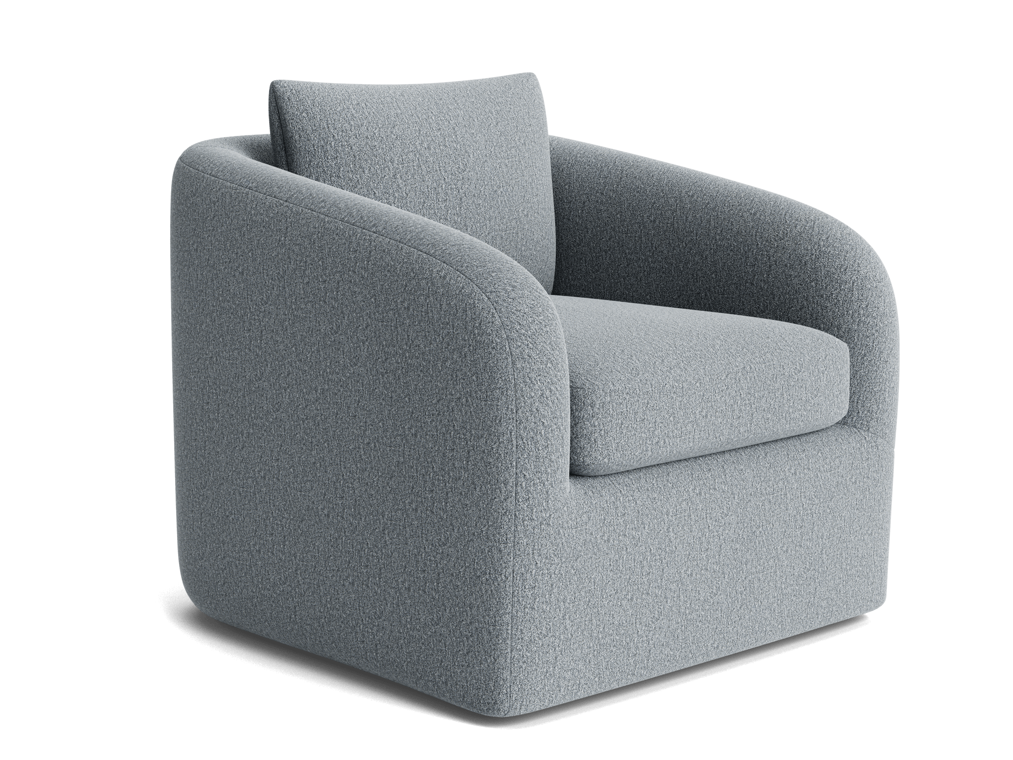 amelia swivel chair synergy pewter