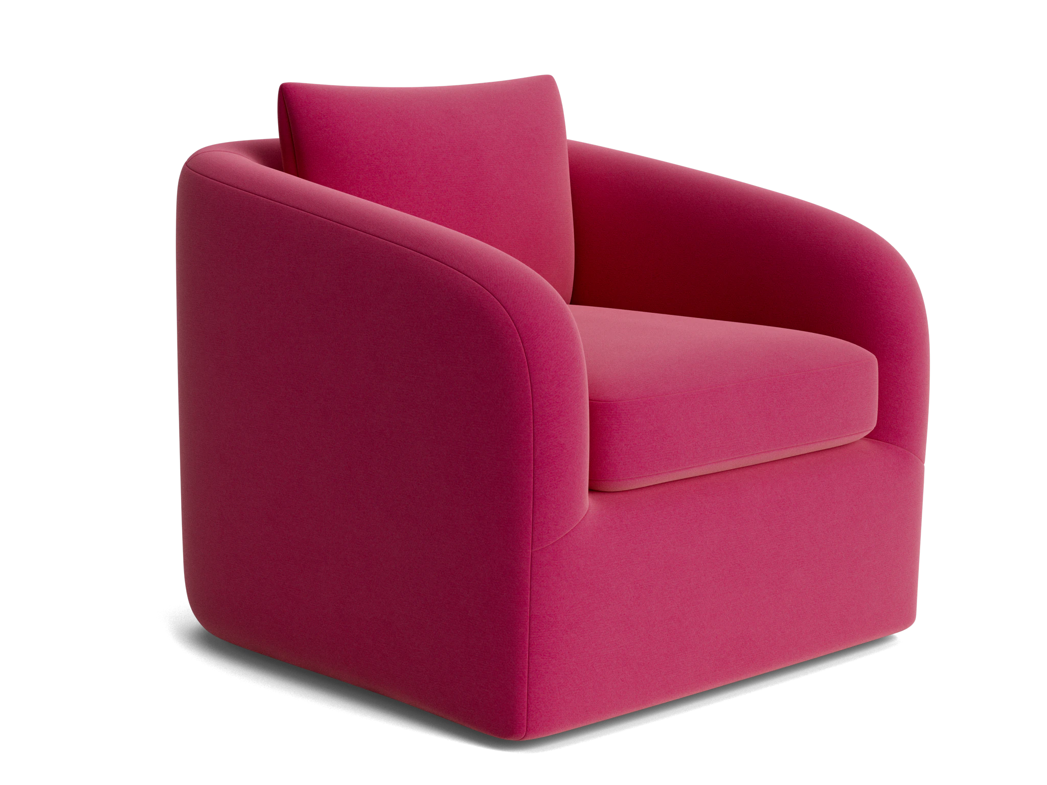 amelia swivel chair royale berry