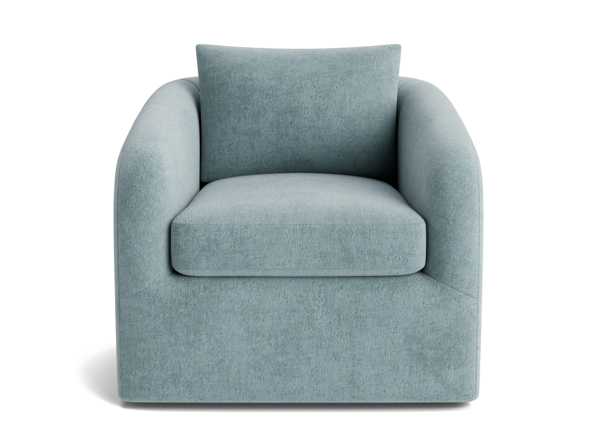 amelia swivel chair plush mist