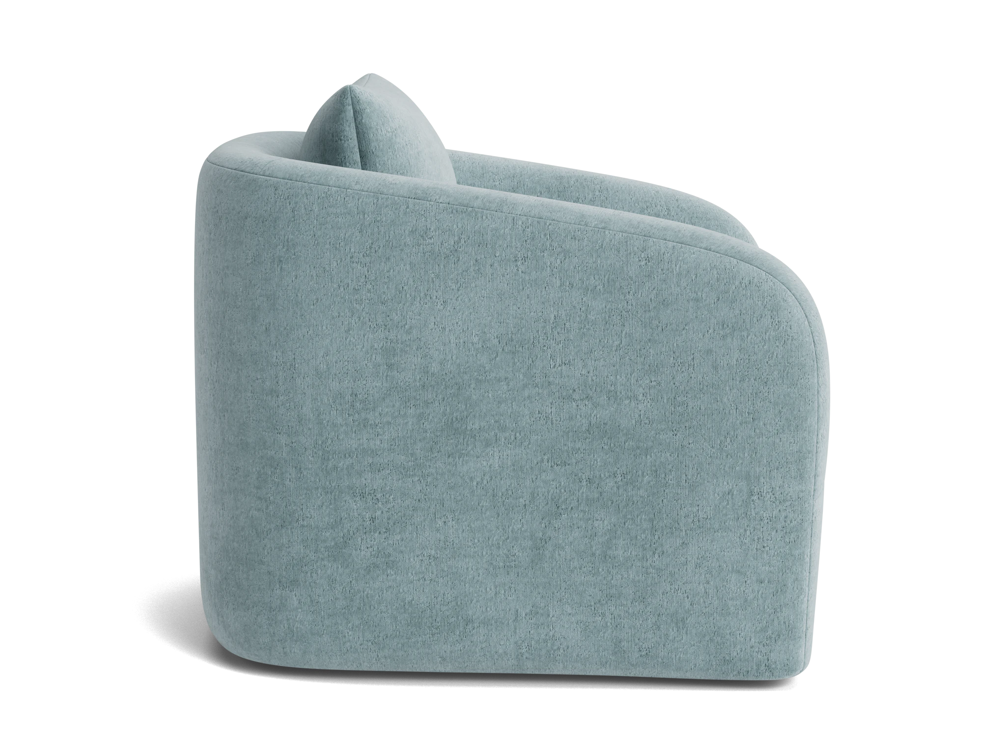 amelia swivel chair plush mist